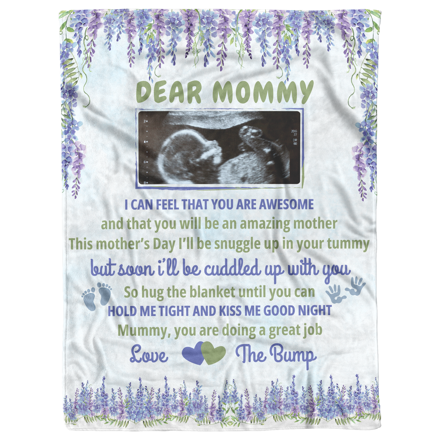 Dear Mommy Baby Bump | Blanket