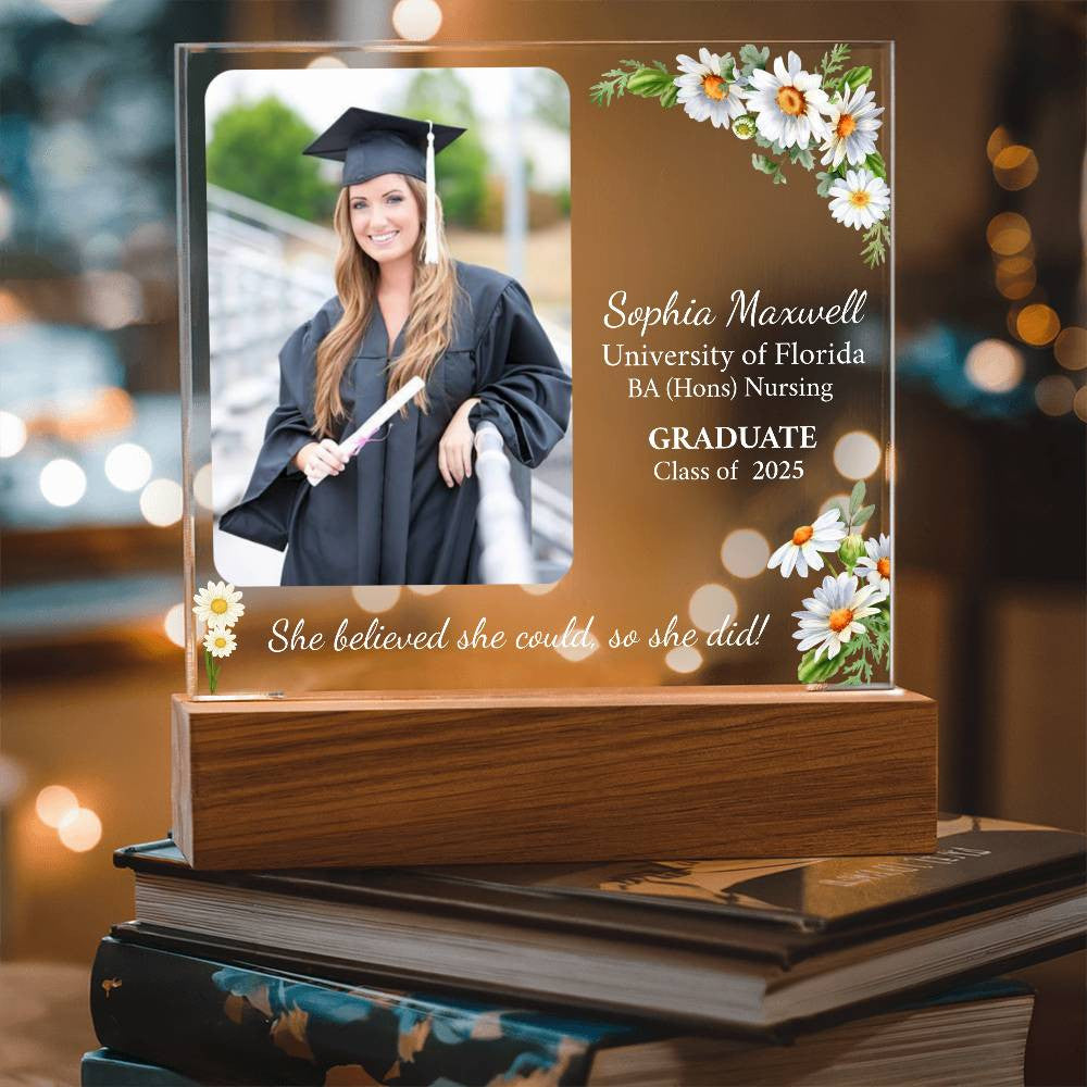 Personalized Graduation Gift | Daughter | Acrylic Square Plaque