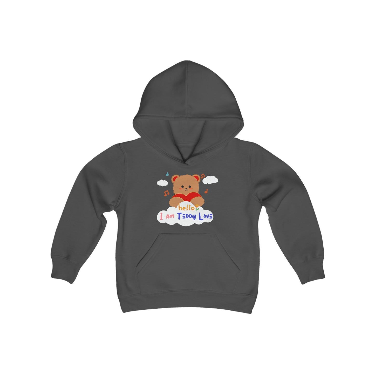 I am Teddy Love -Youth Hoodie