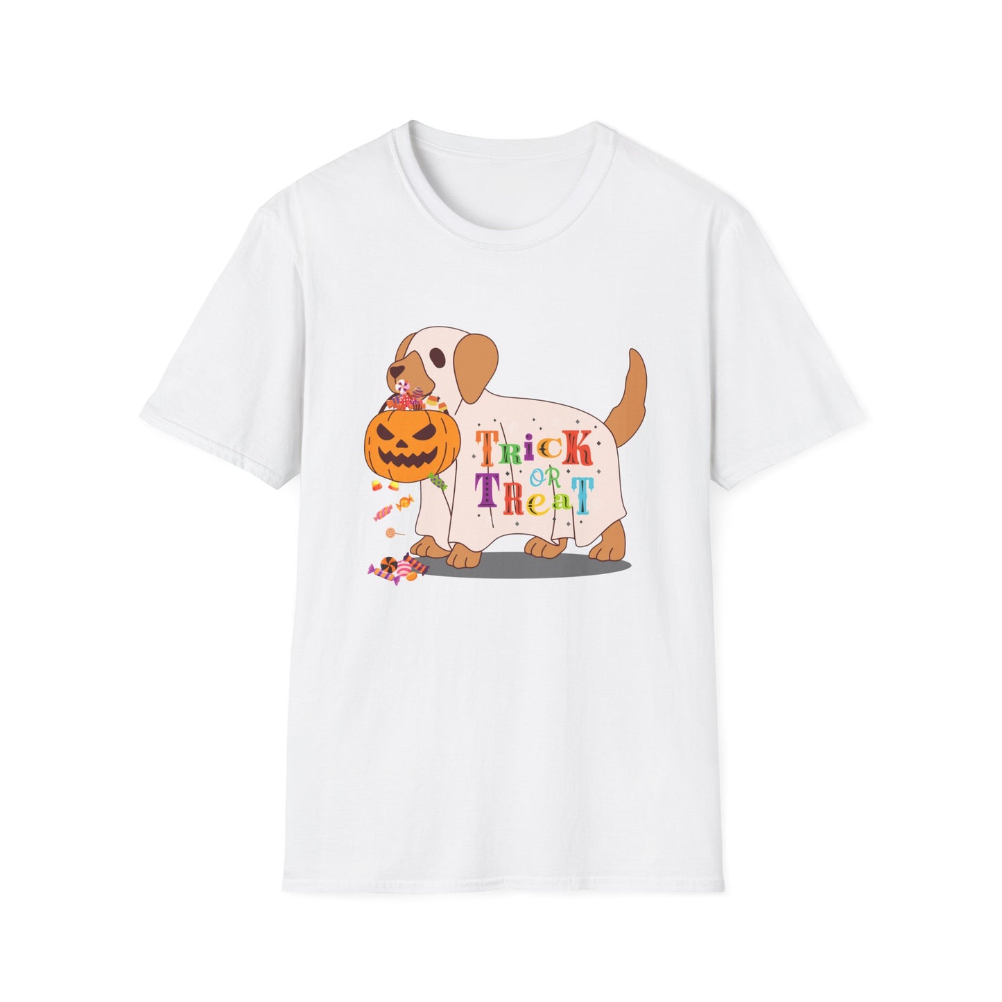 Halloween Dog Trick Or Treat - T-Shirt