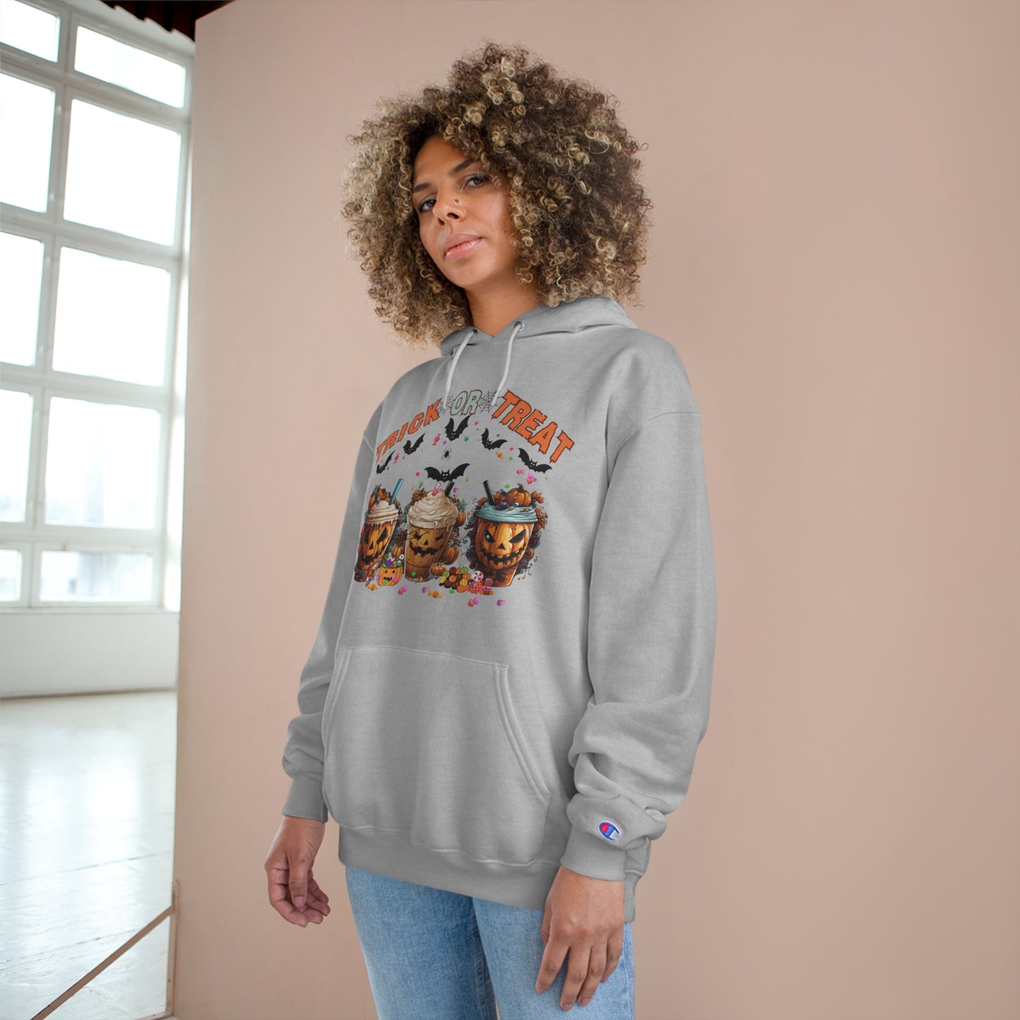 Halloween | Trick or Treat |Champion Hoodie