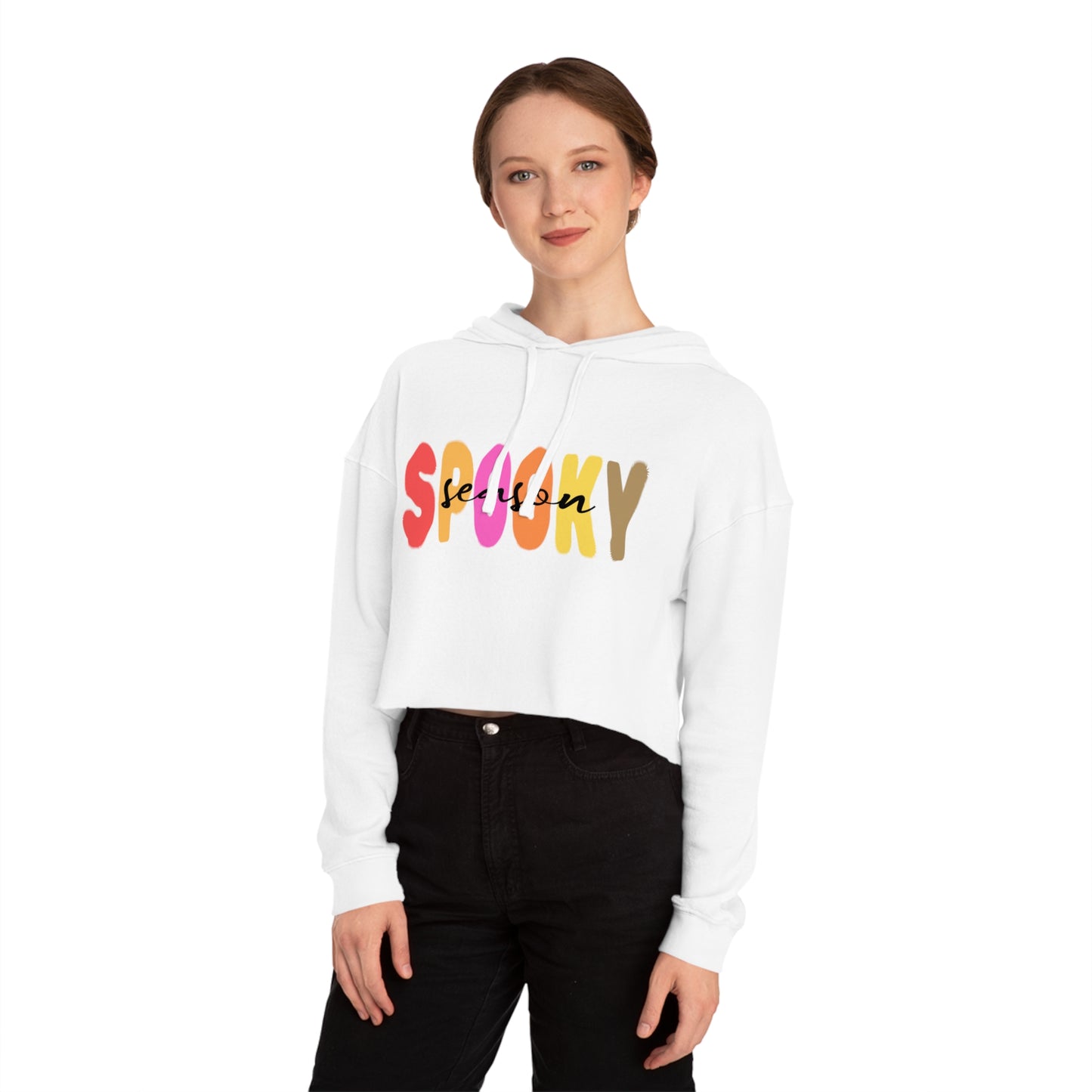 Halloween - Spooky Season - Cropped Hoodie Sweatshirt