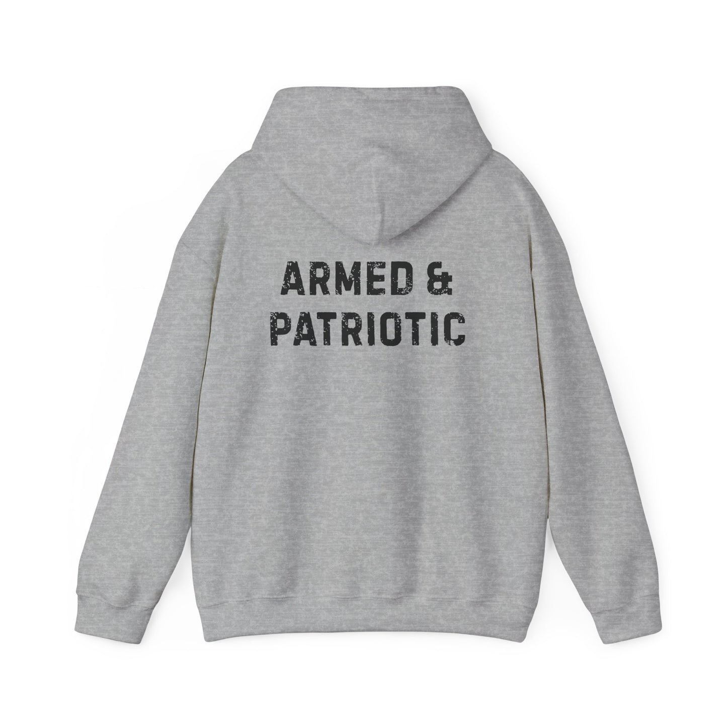 Glowing Heart | American Flag | Armed & Patriotic | Hoodie