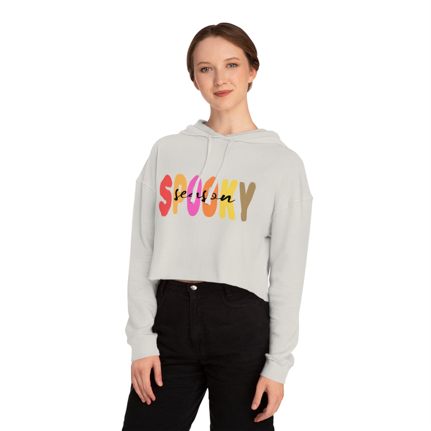 Halloween - Spooky Season - Cropped Hoodie Sweatshirt