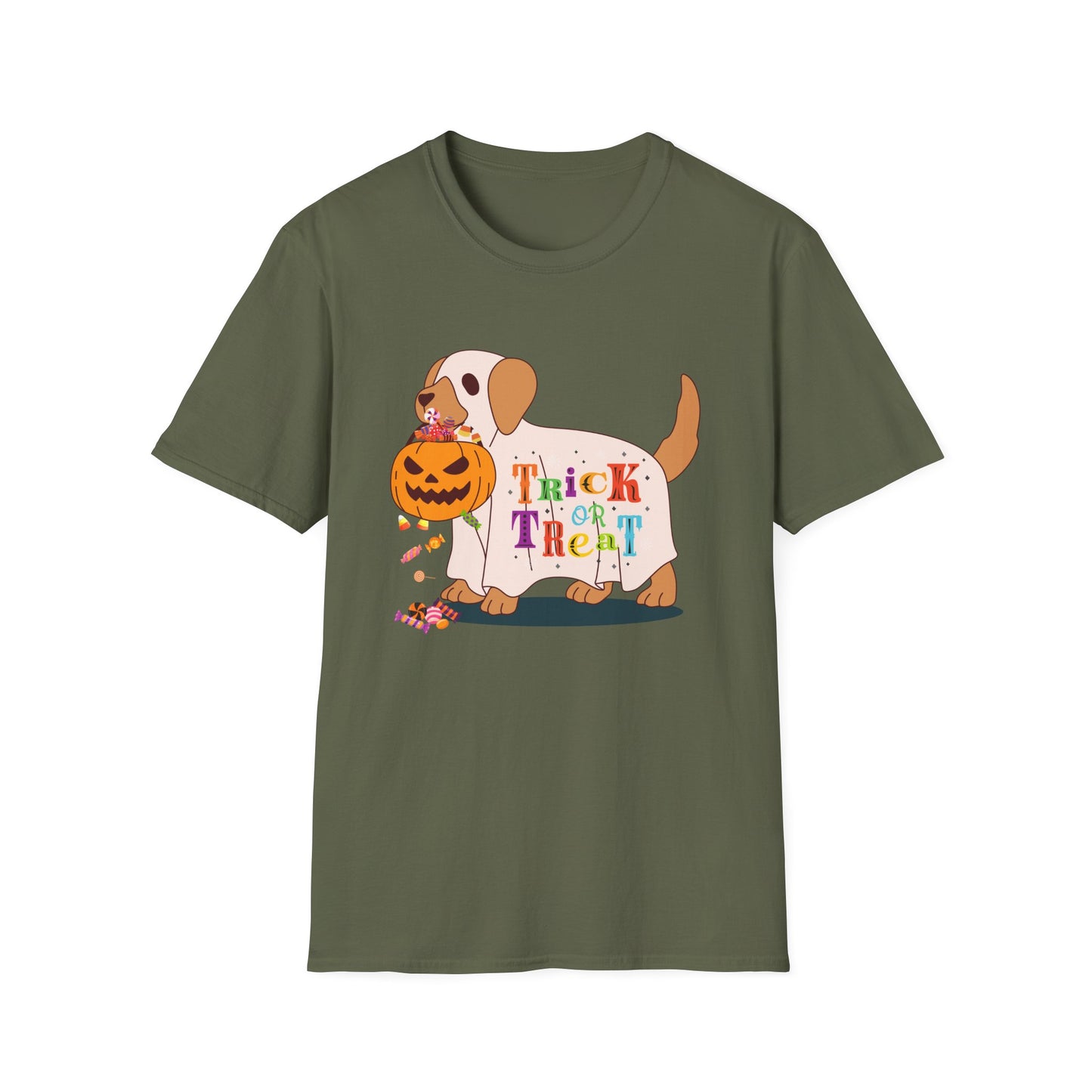 Halloween Dog Trick Or Treat - T-Shirt