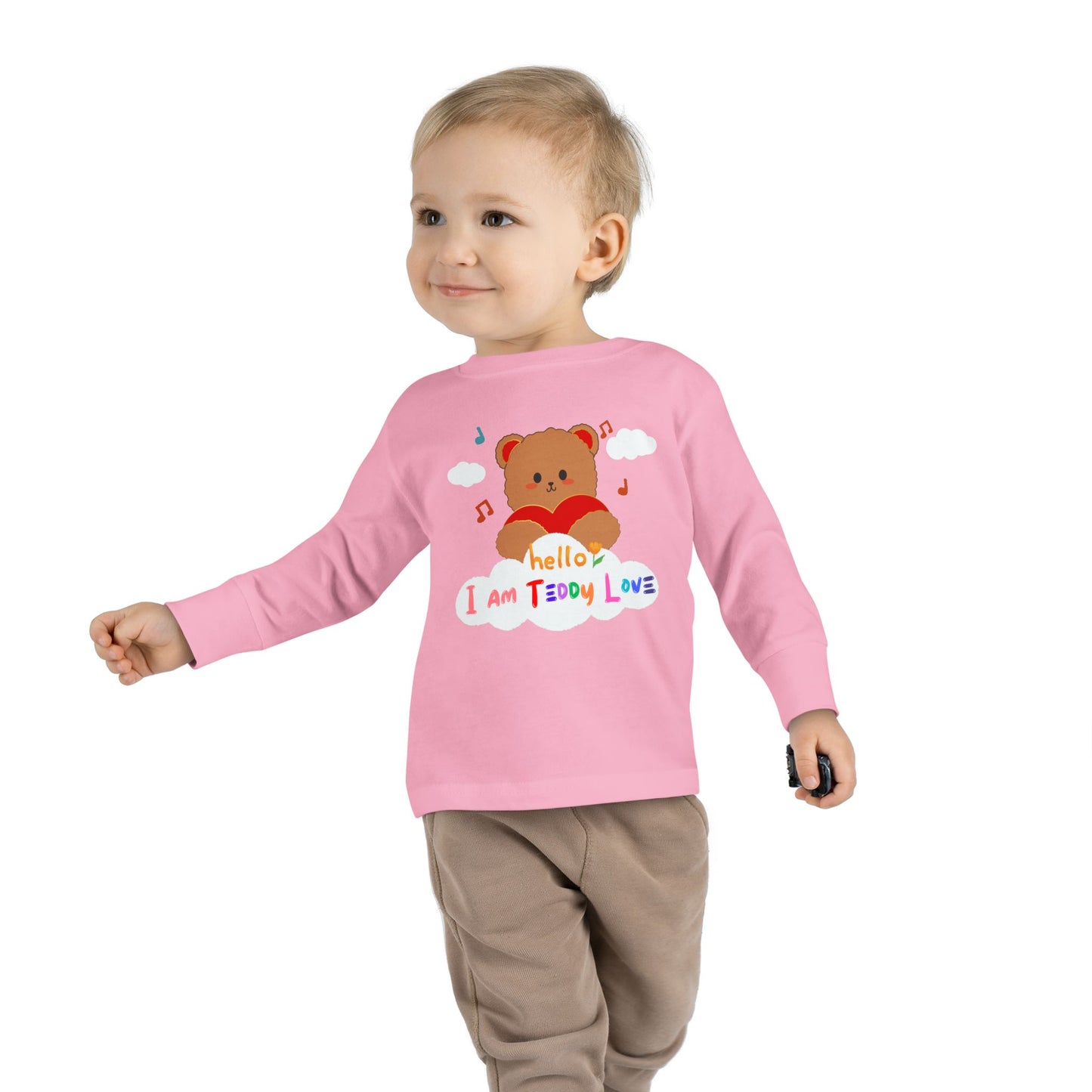 Tee - I am Teddy Love -Toddler Long Sleeve Tee