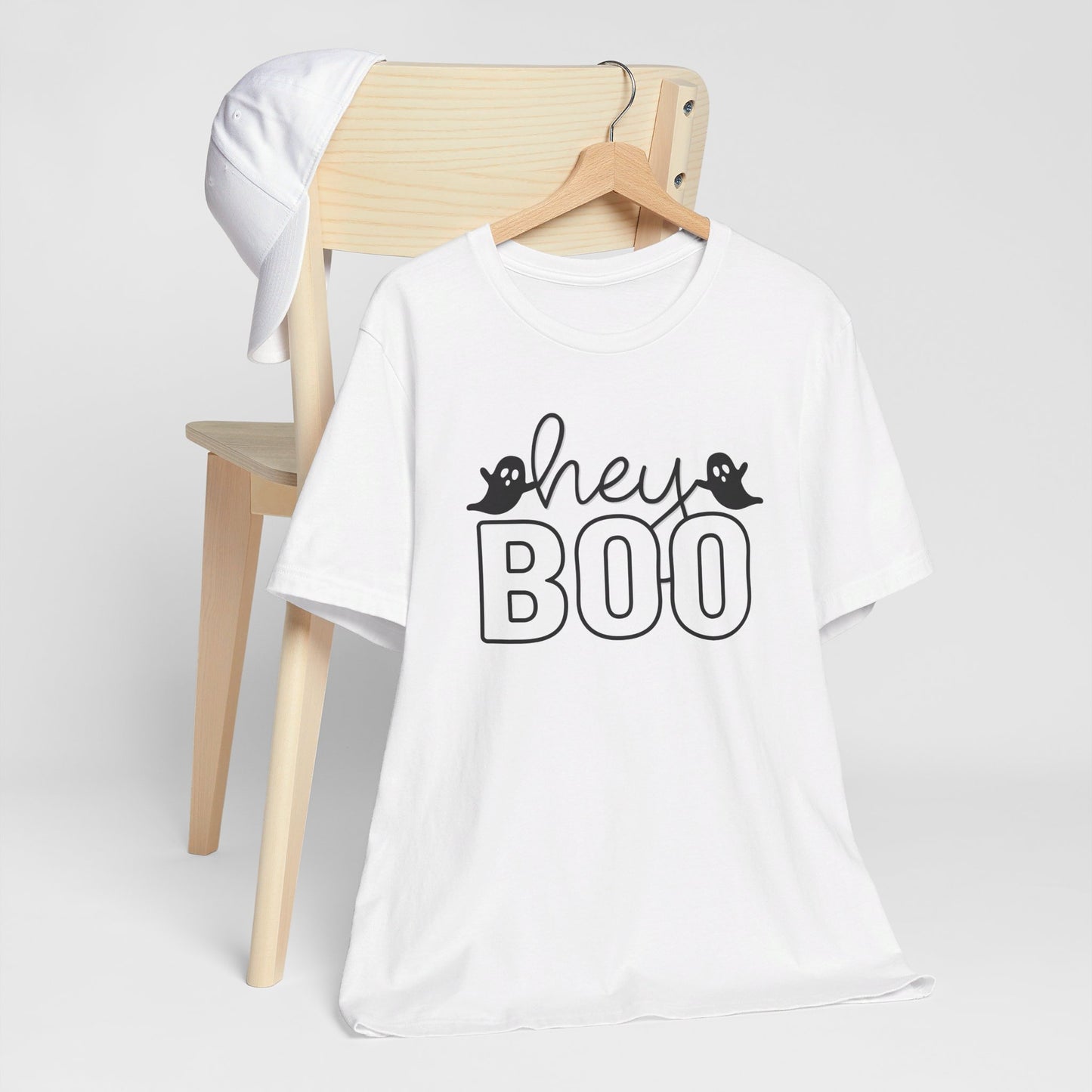 Halloween Hey Boo with Ghost Tee