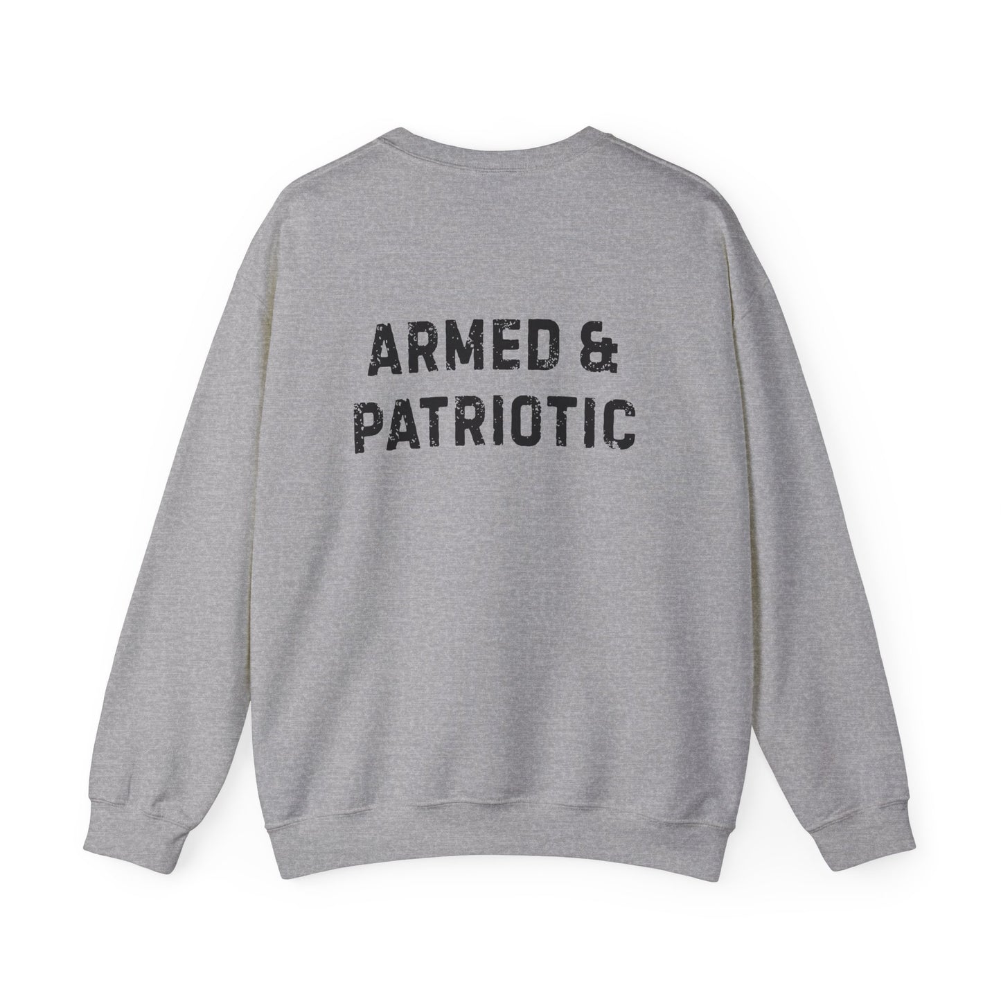 Glowing Heart | American Flag | Armed & Patriotic | Sweatshirt