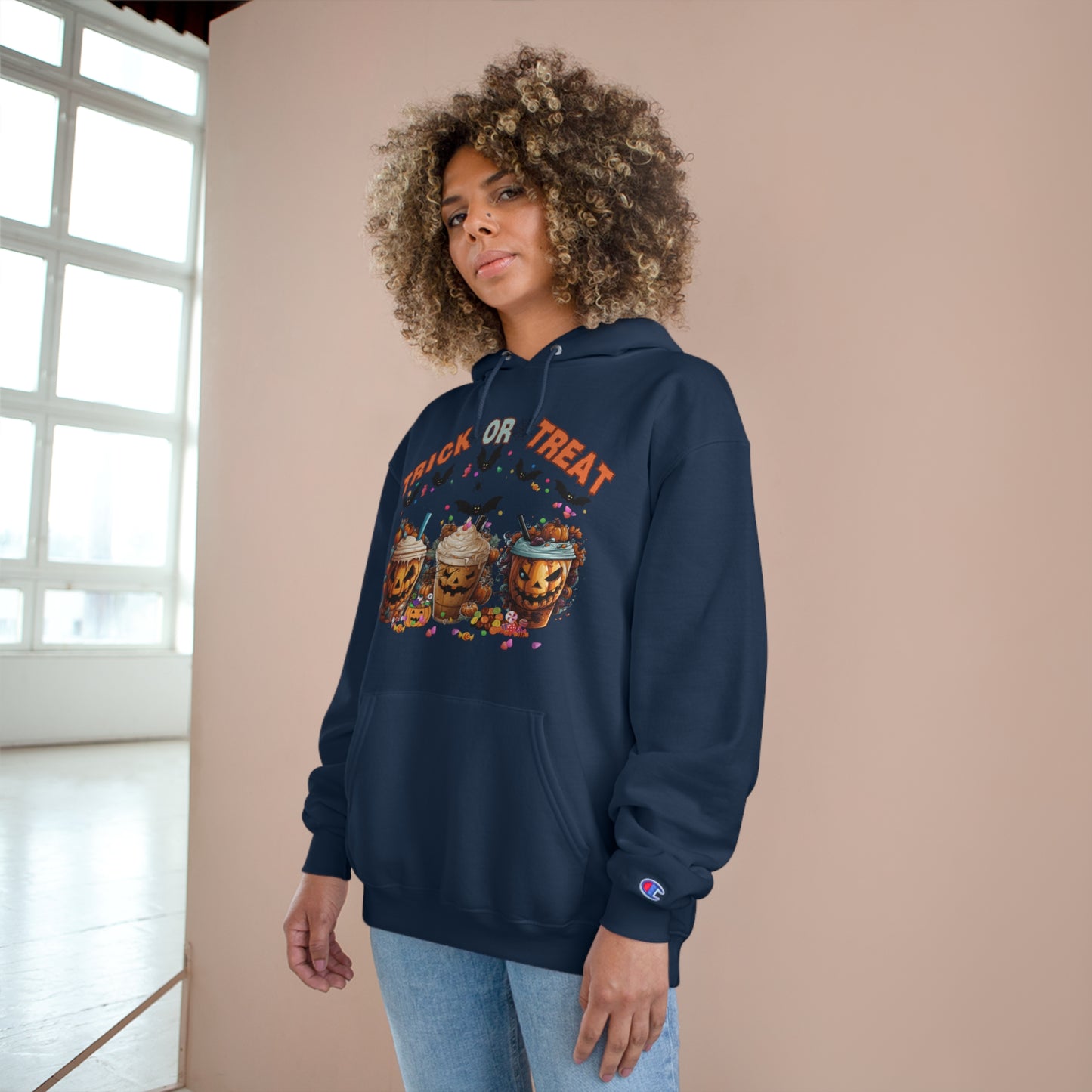 Halloween | Trick or Treat |Champion Hoodie