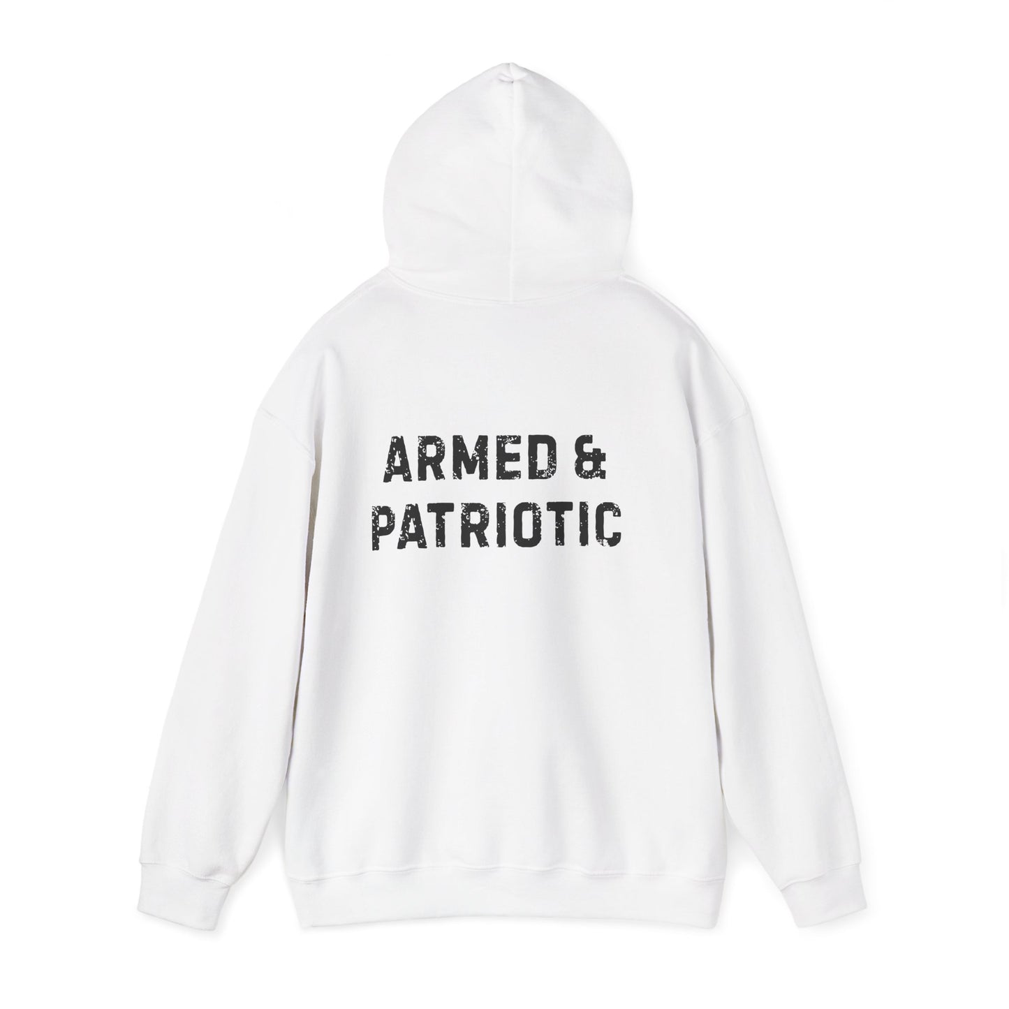 Glowing Heart | American Flag | Armed & Patriotic | Hoodie