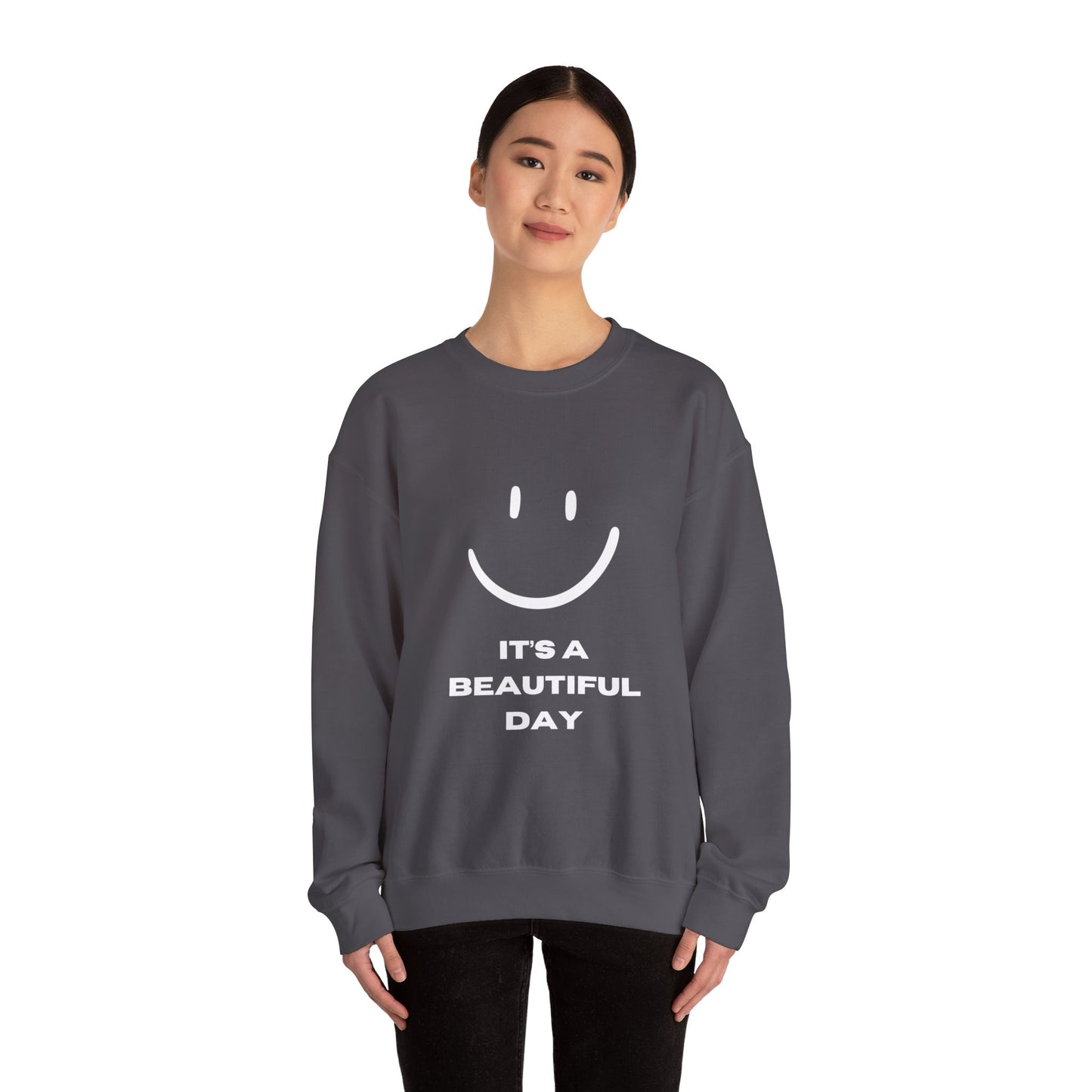 Smiley Face - Crewneck Sweatshirt