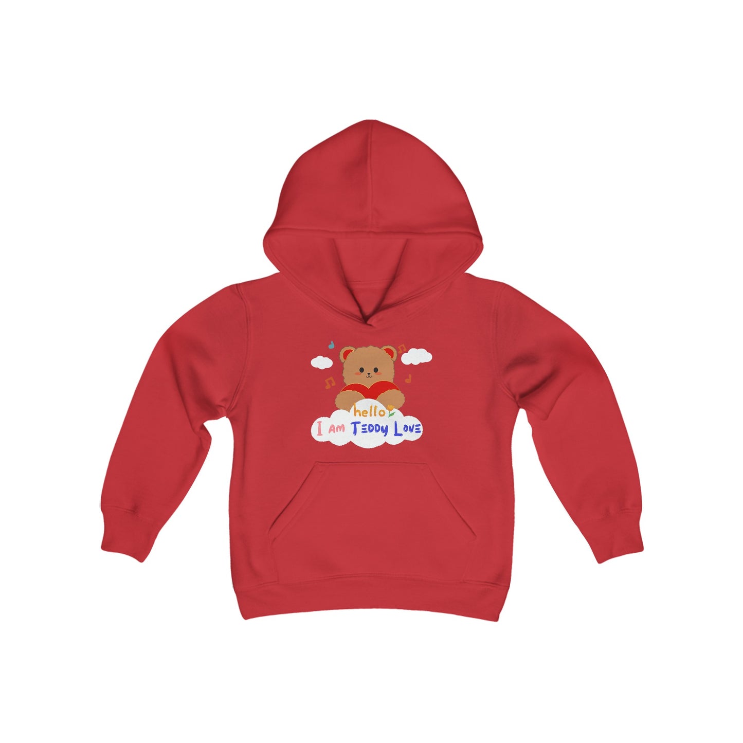I am Teddy Love -Youth Hoodie