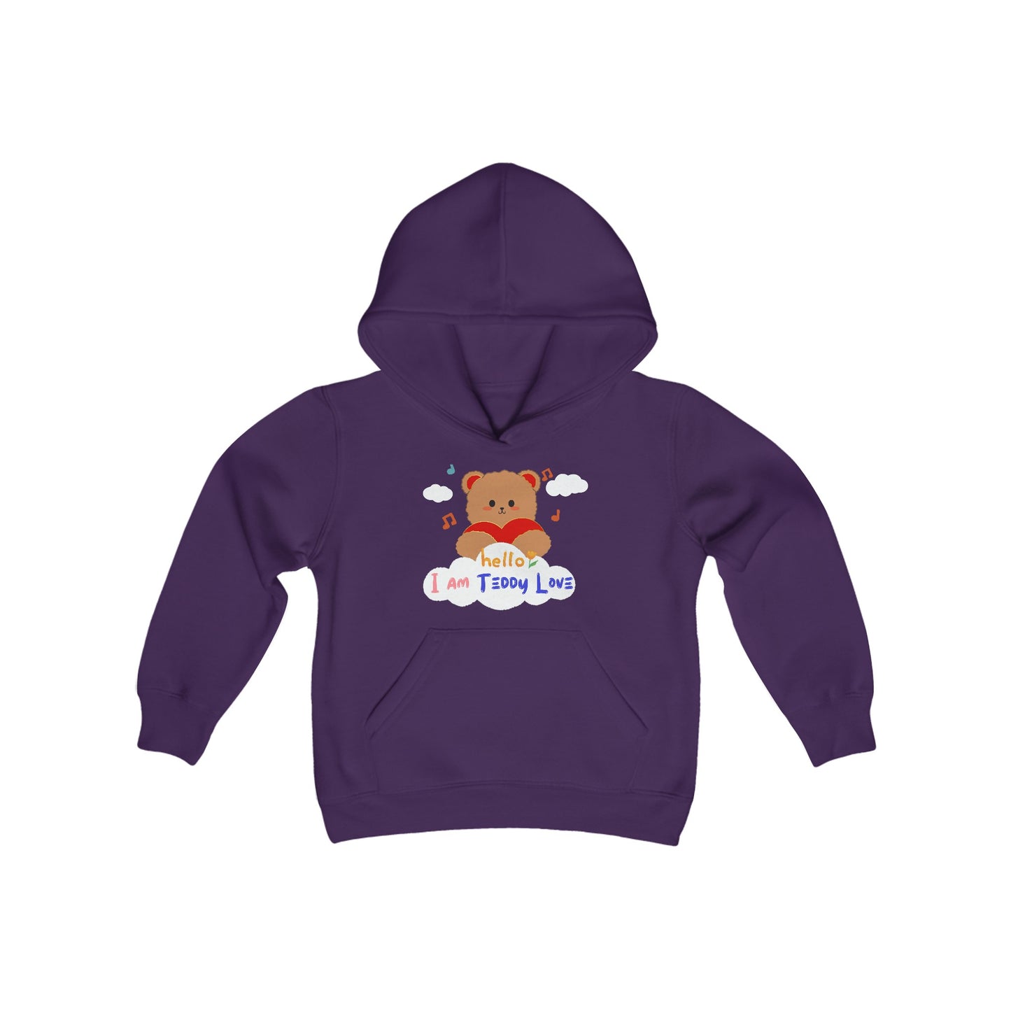 I am Teddy Love -Youth Hoodie