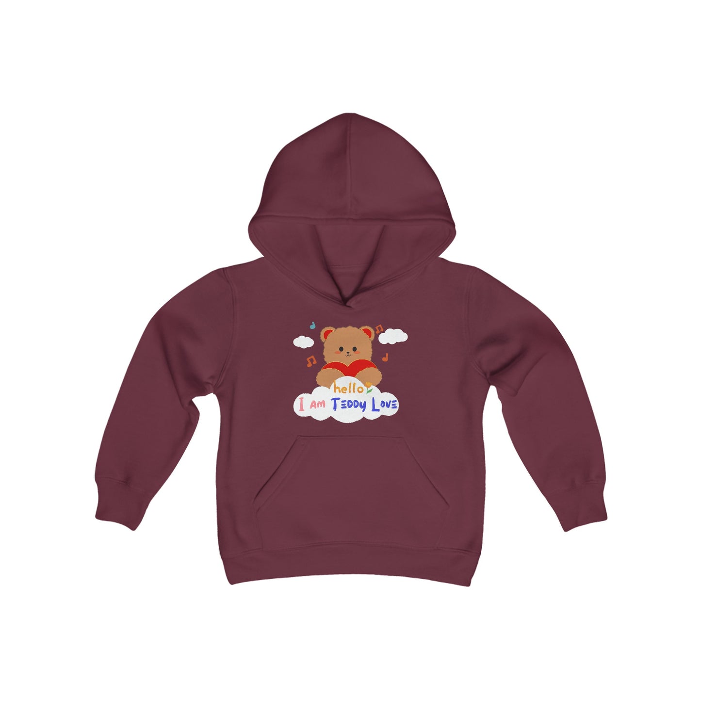 I am Teddy Love -Youth Hoodie