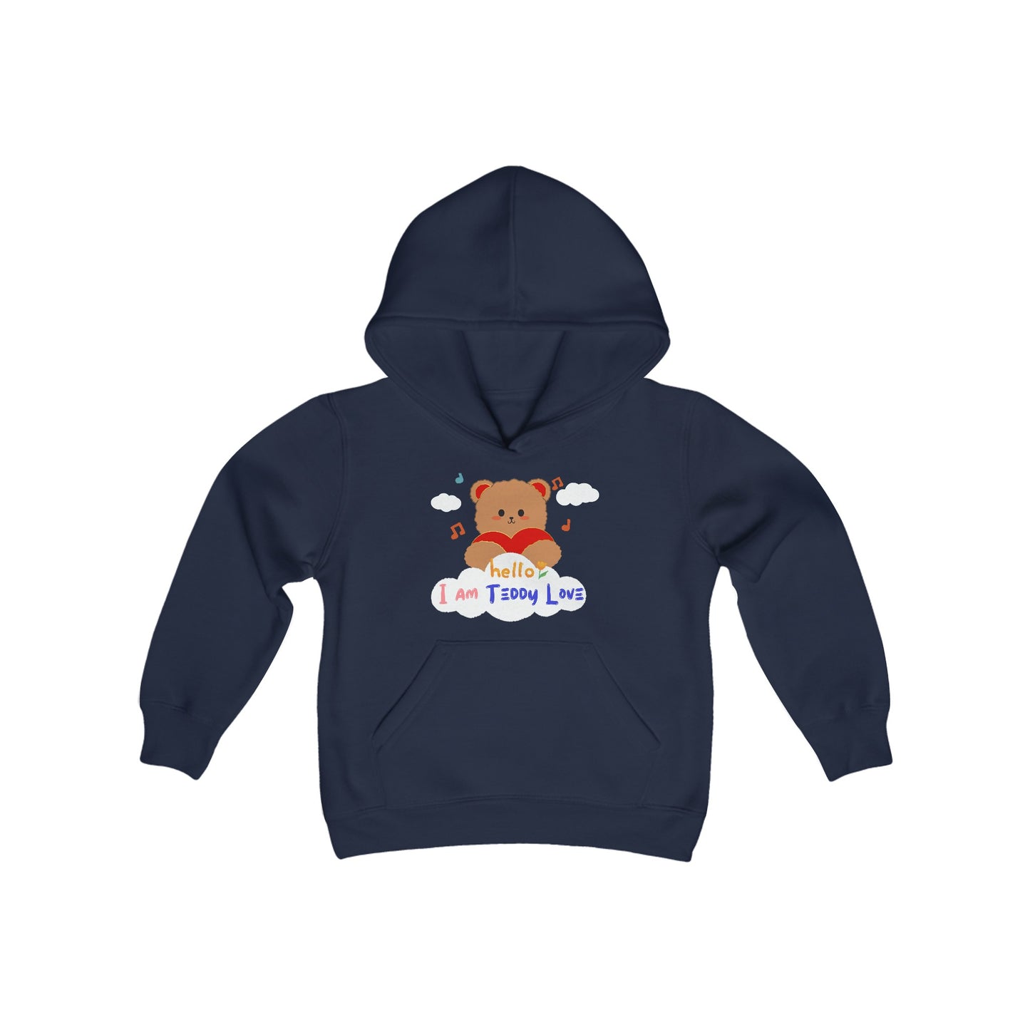 I am Teddy Love -Youth Hoodie