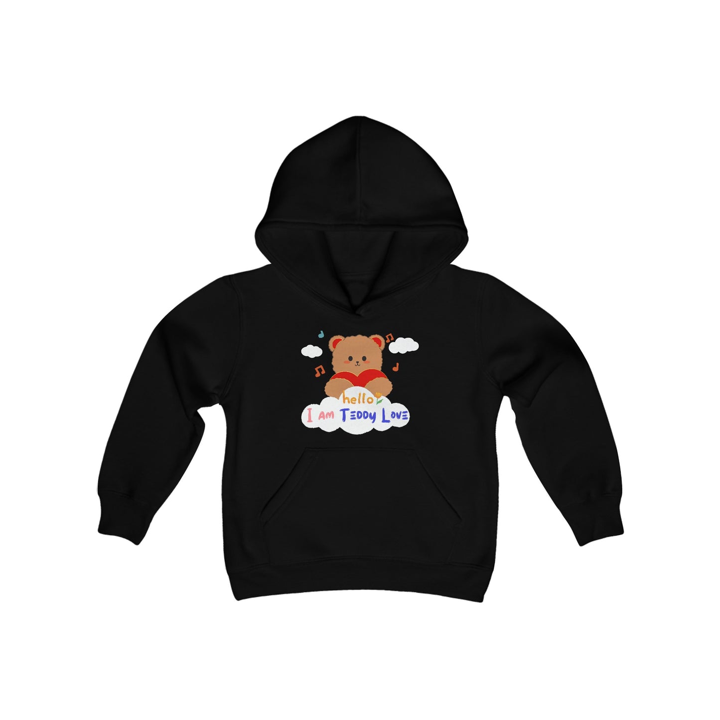 I am Teddy Love -Youth Hoodie