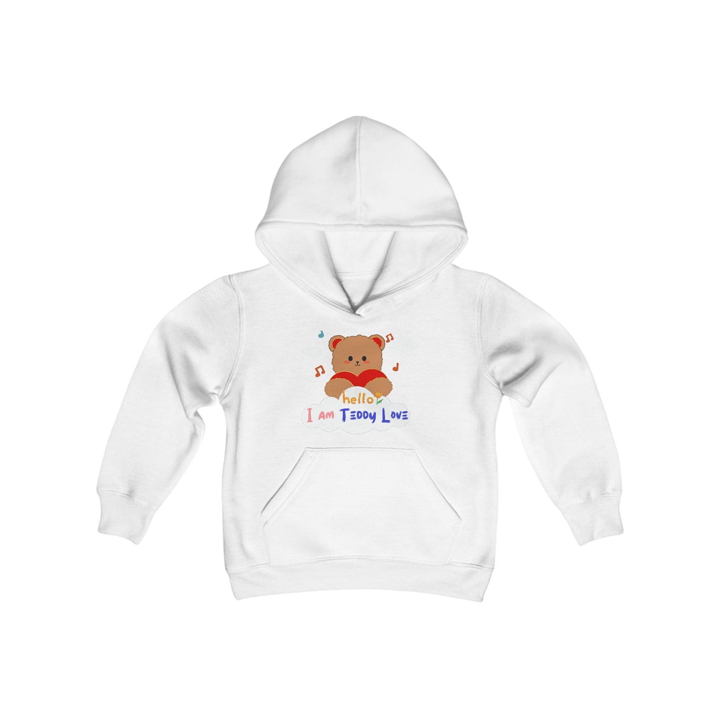 I am Teddy Love -Youth Hoodie