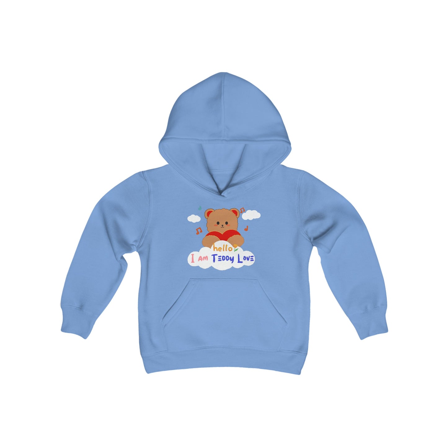 I am Teddy Love -Youth Hoodie