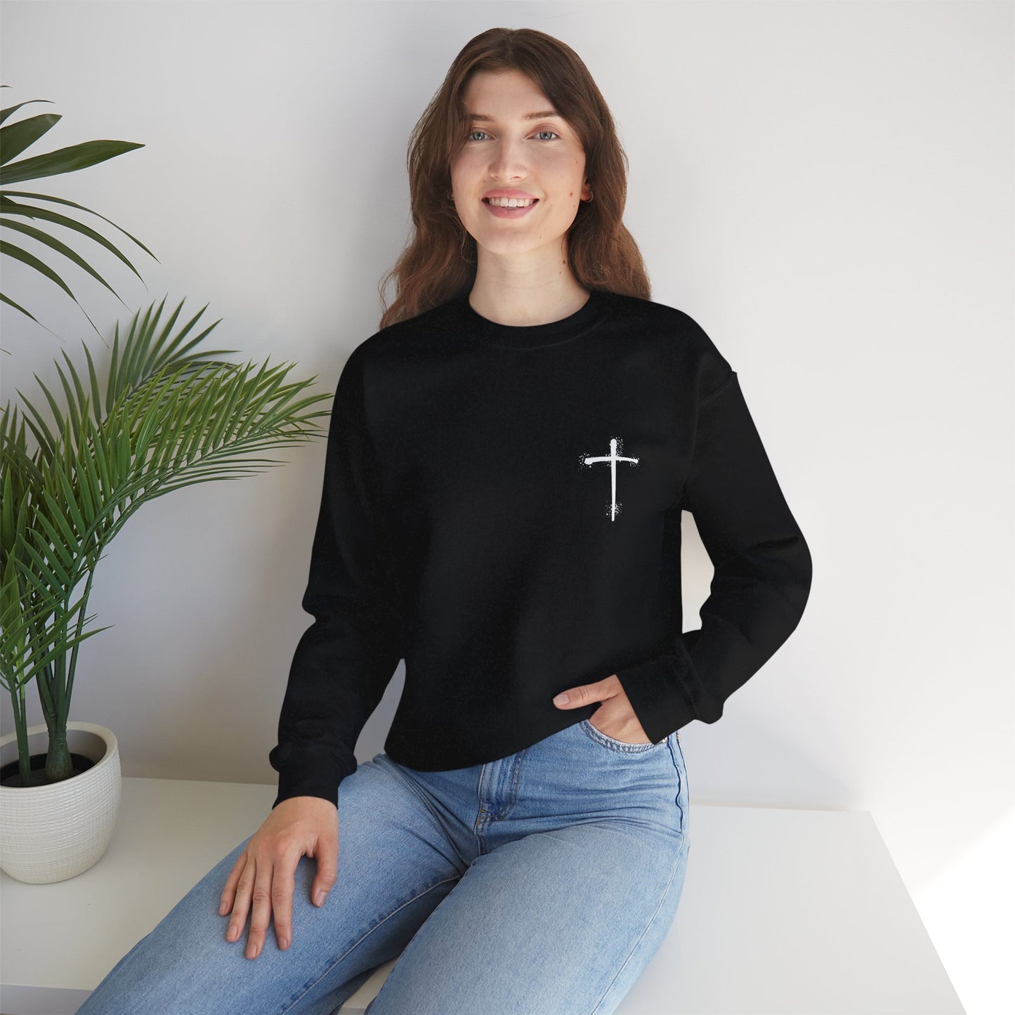 Have Faith | Lo, I'm With You | Inspirational | Sweatshirt (Back & Front Print)