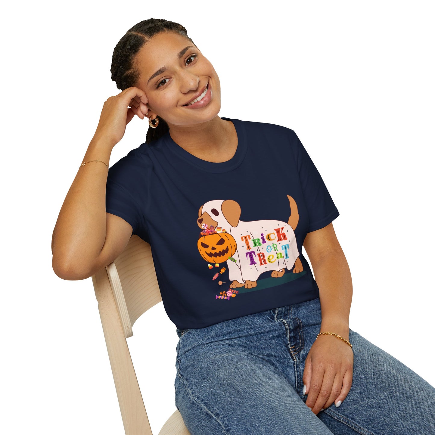 Halloween Dog Trick Or Treat - T-Shirt