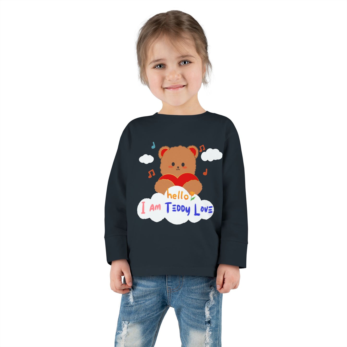 Tee - I am Teddy Love -Toddler Long Sleeve Tee