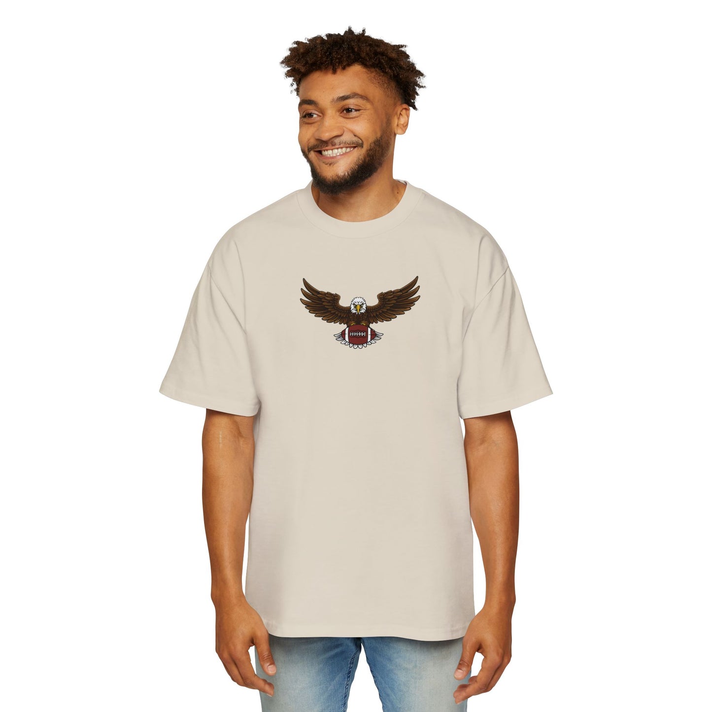 Football Champions Philadelphia Men's Heavy Oversized T-Shirt