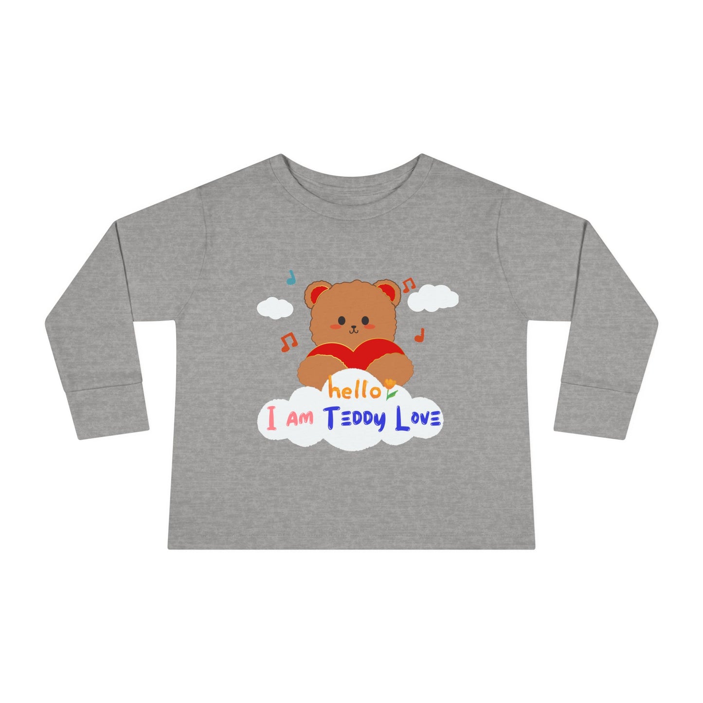 Tee - I am Teddy Love -Toddler Long Sleeve Tee