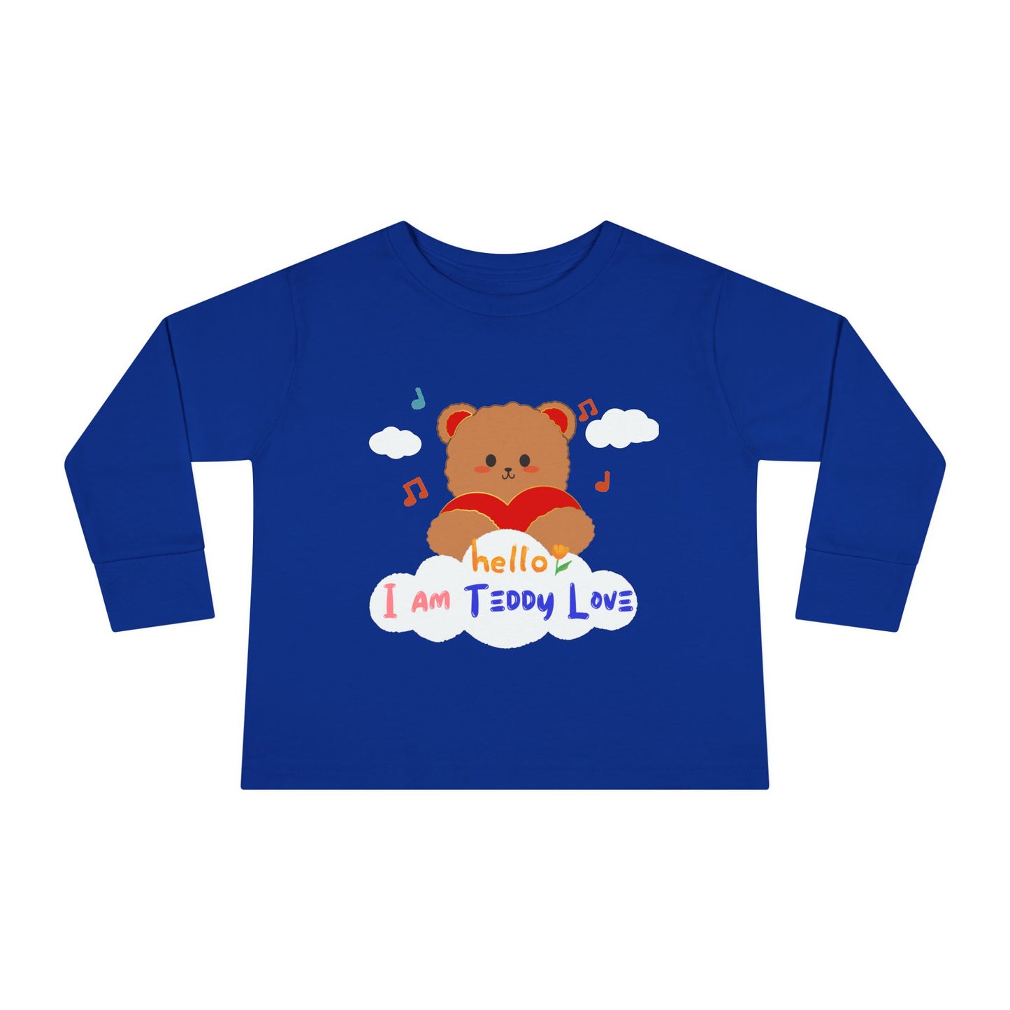 Tee - I am Teddy Love -Toddler Long Sleeve Tee