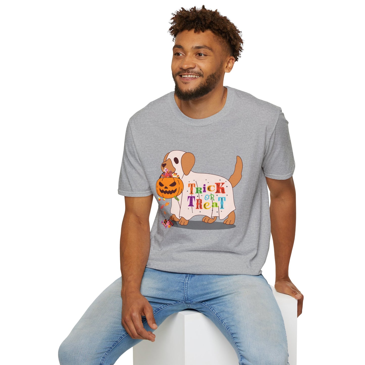 Halloween Dog Trick Or Treat - T-Shirt
