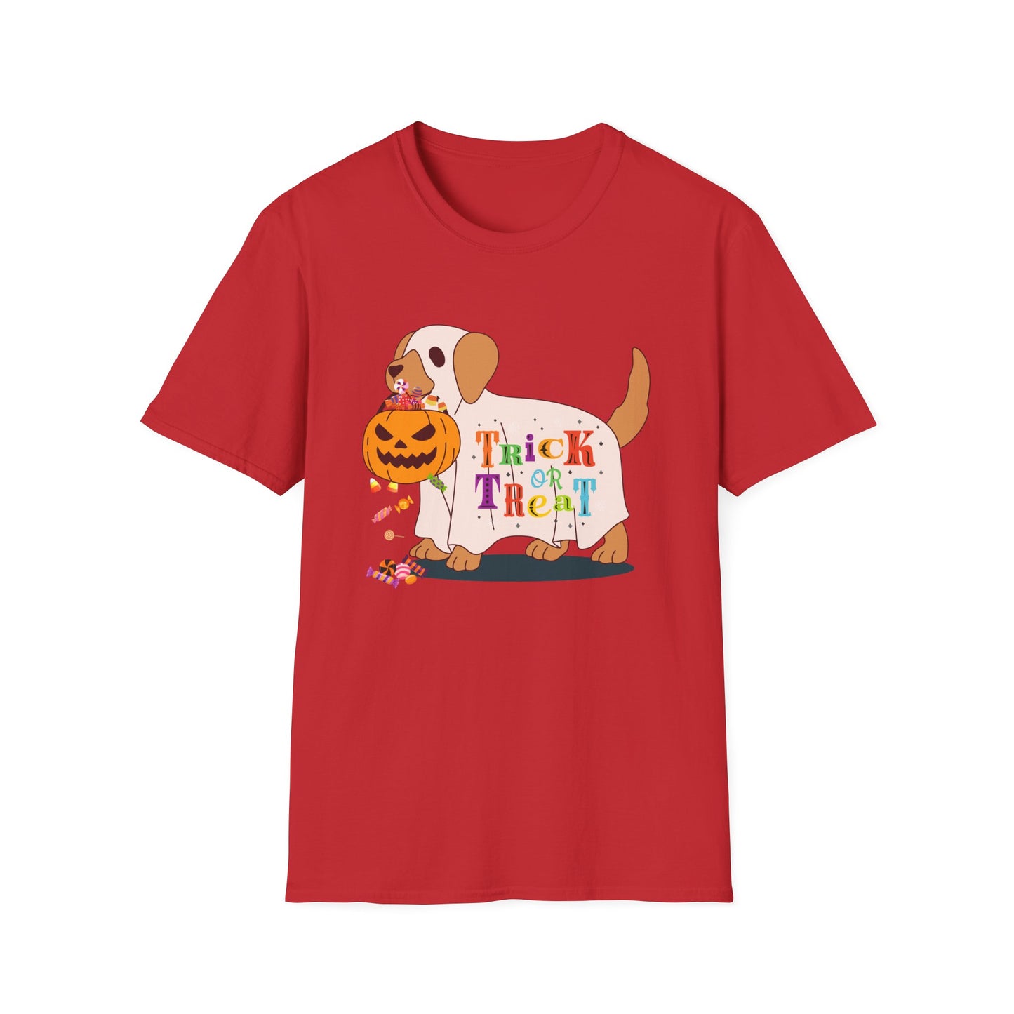 Halloween Dog Trick Or Treat - T-Shirt