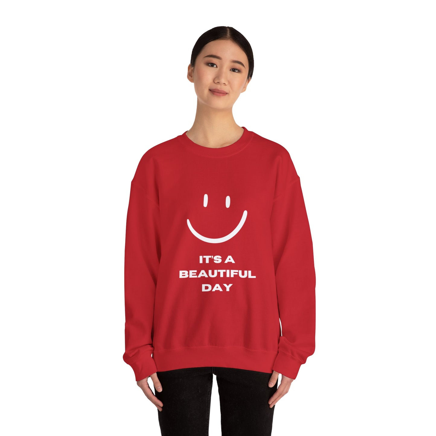 Smiley Face - Crewneck Sweatshirt