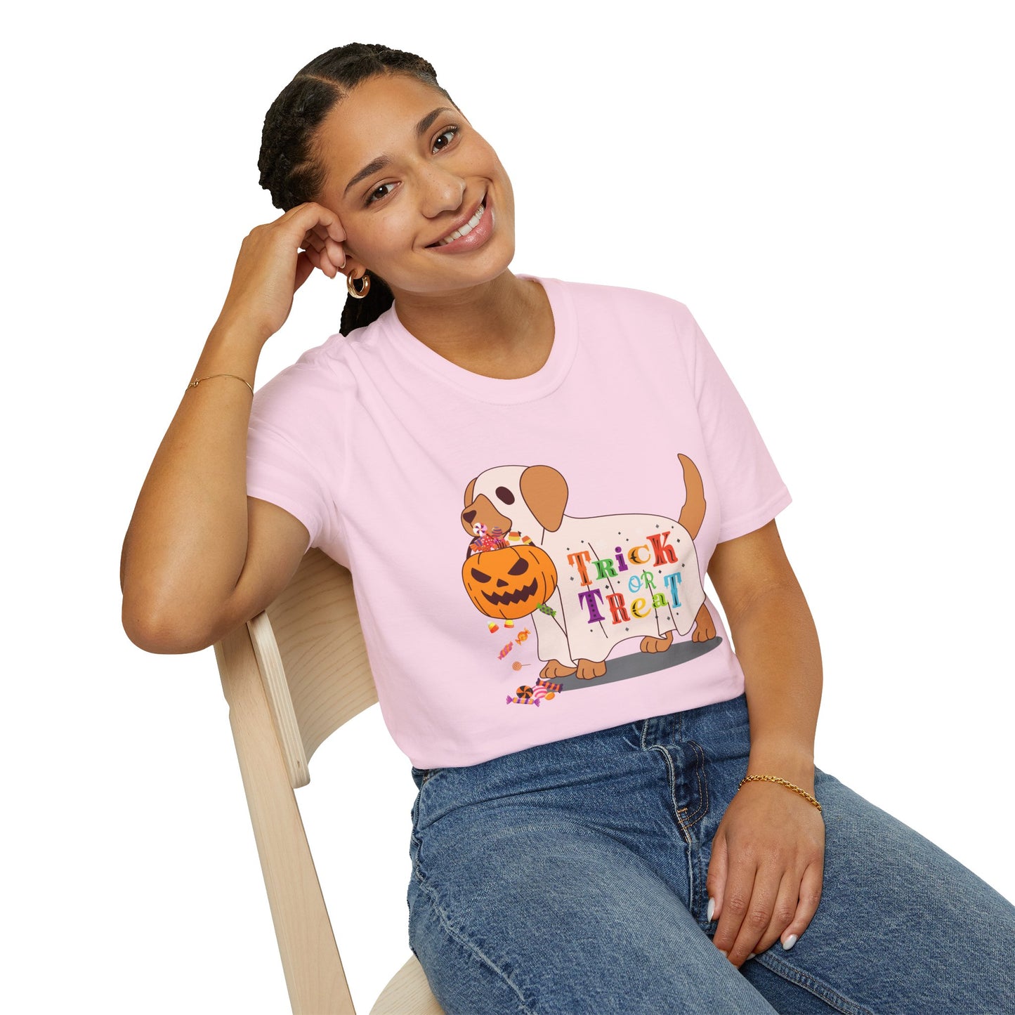 Halloween Dog Trick Or Treat - T-Shirt