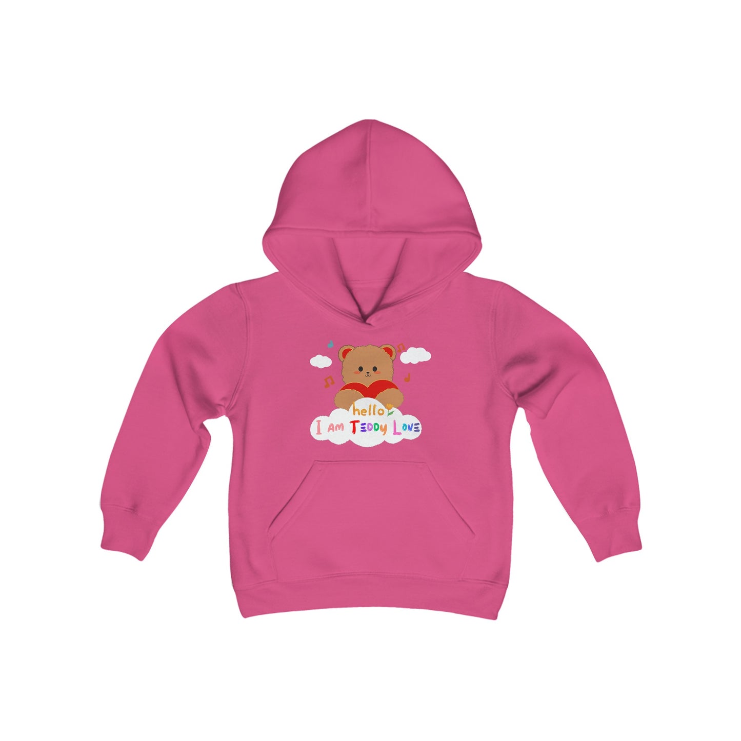 I am Teddy Love -Youth Hoodie