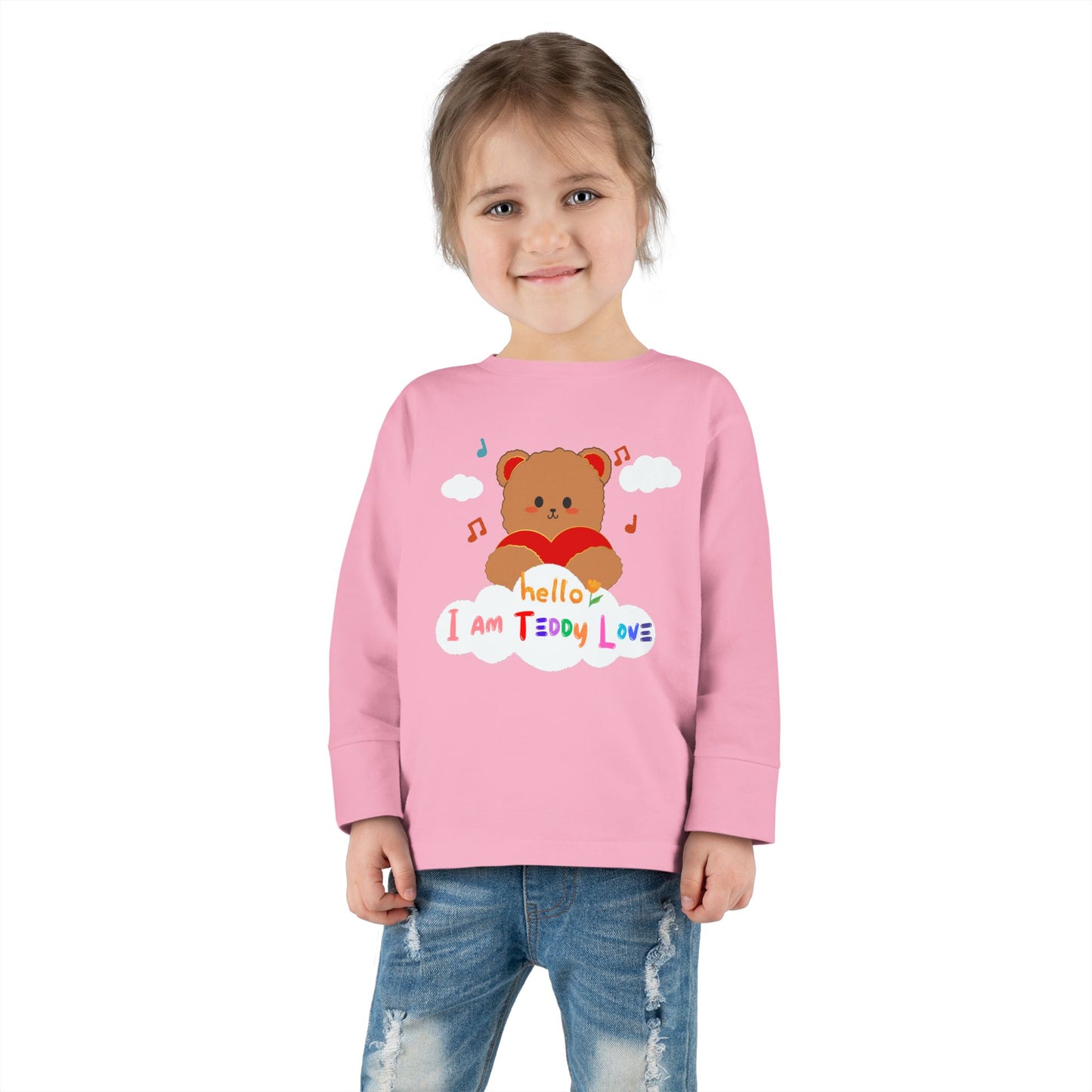 Tee - I am Teddy Love -Toddler Long Sleeve Tee