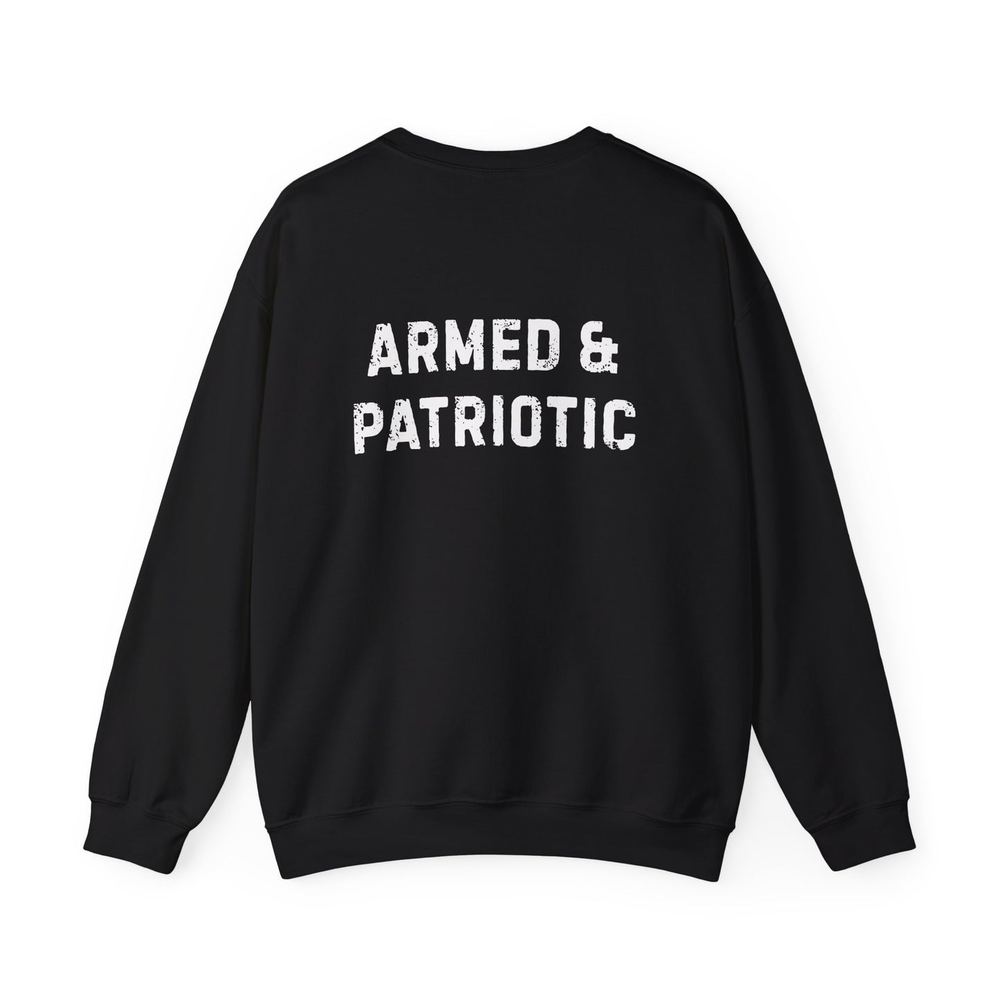Glowing Heart | American Flag | Armed & Patriotic | Sweatshirt