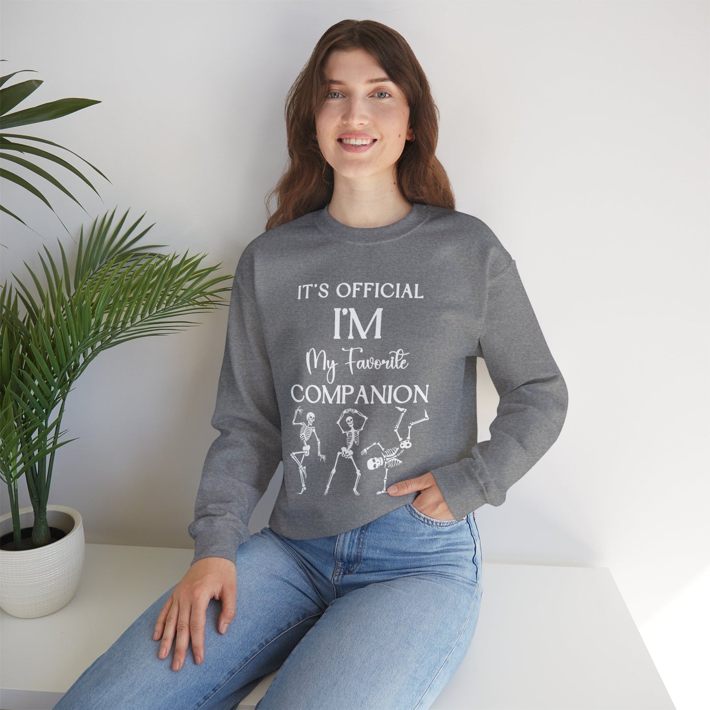 Halloween | It's Official I'm My Favorite Companion | Sweatshirt
