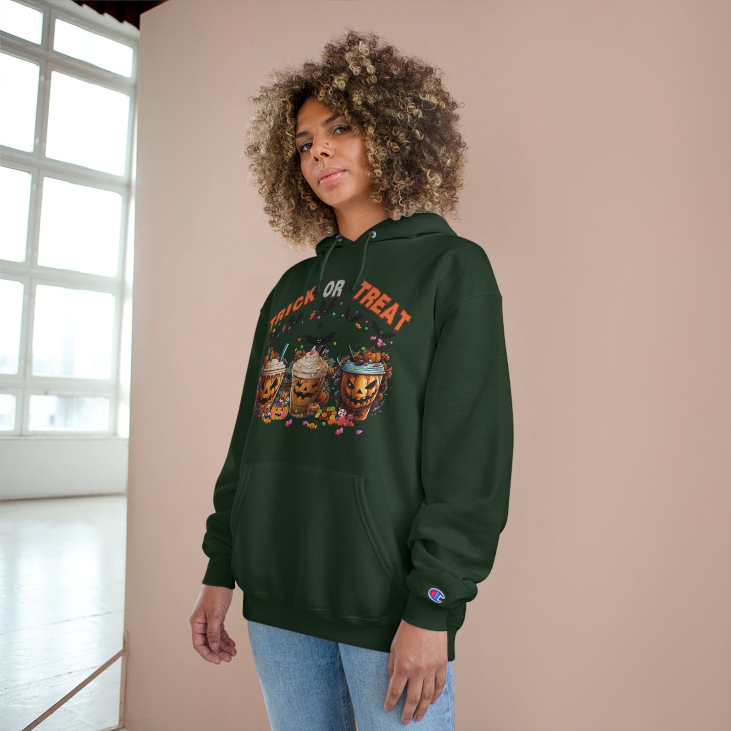 Halloween | Trick or Treat |Champion Hoodie