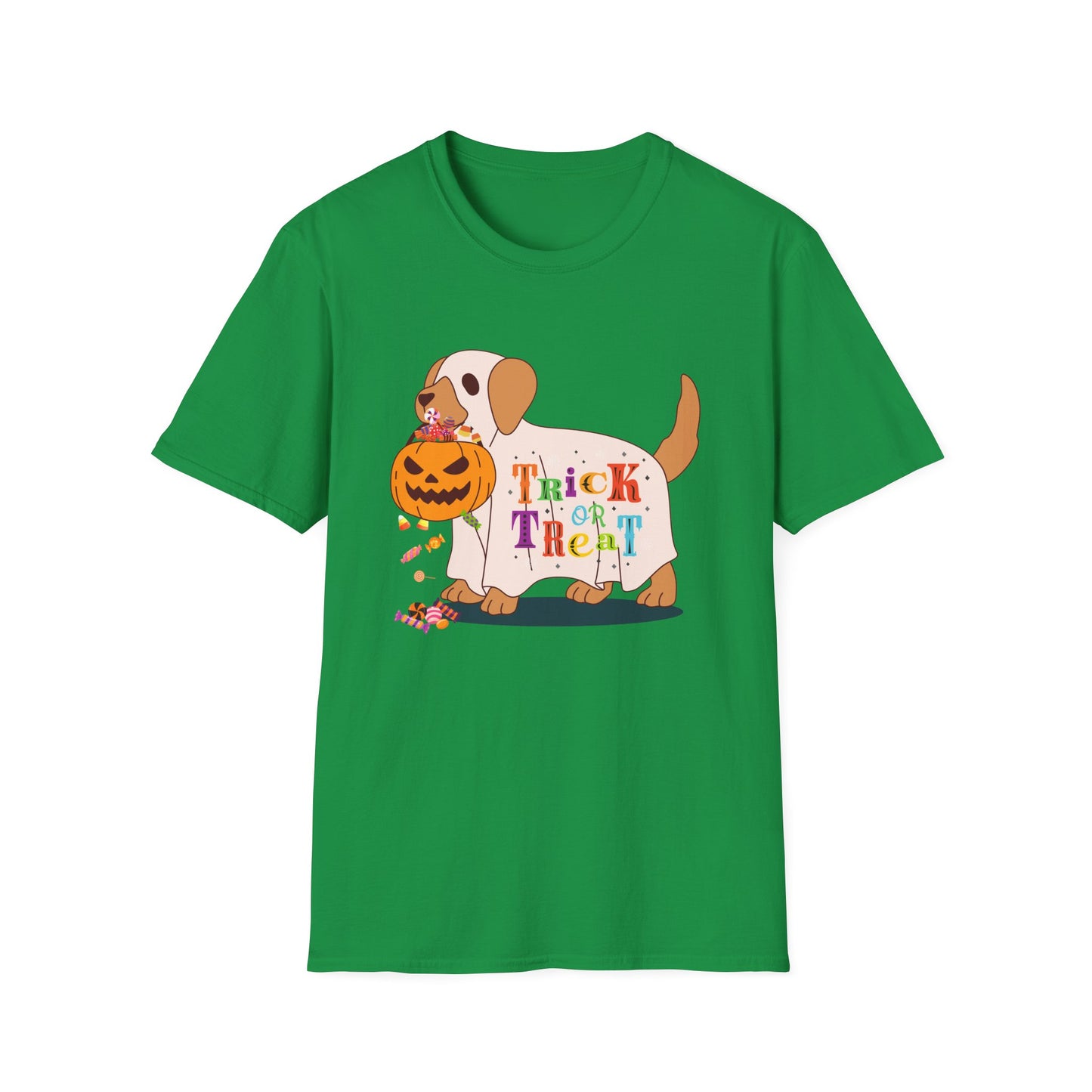 Halloween Dog Trick Or Treat - T-Shirt