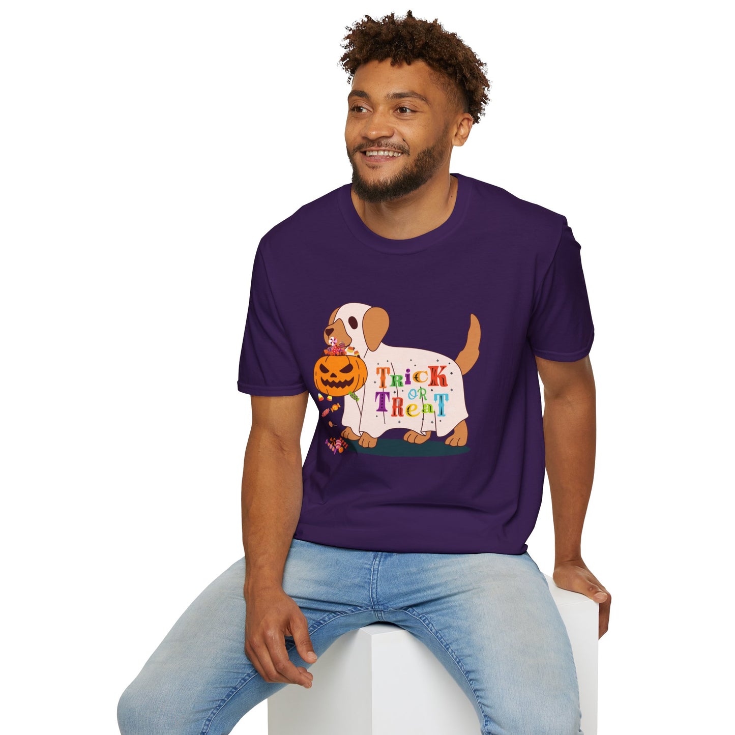 Halloween Dog Trick Or Treat - T-Shirt