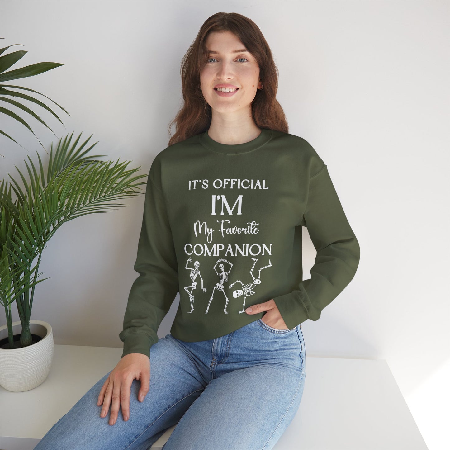 Halloween | It's Official I'm My Favorite Companion | Sweatshirt