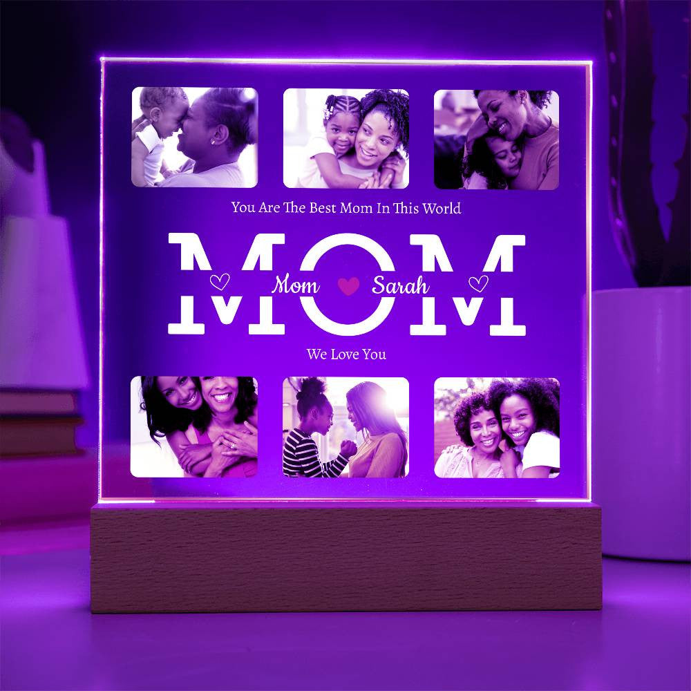 Mom - Acrylic Square Plaque