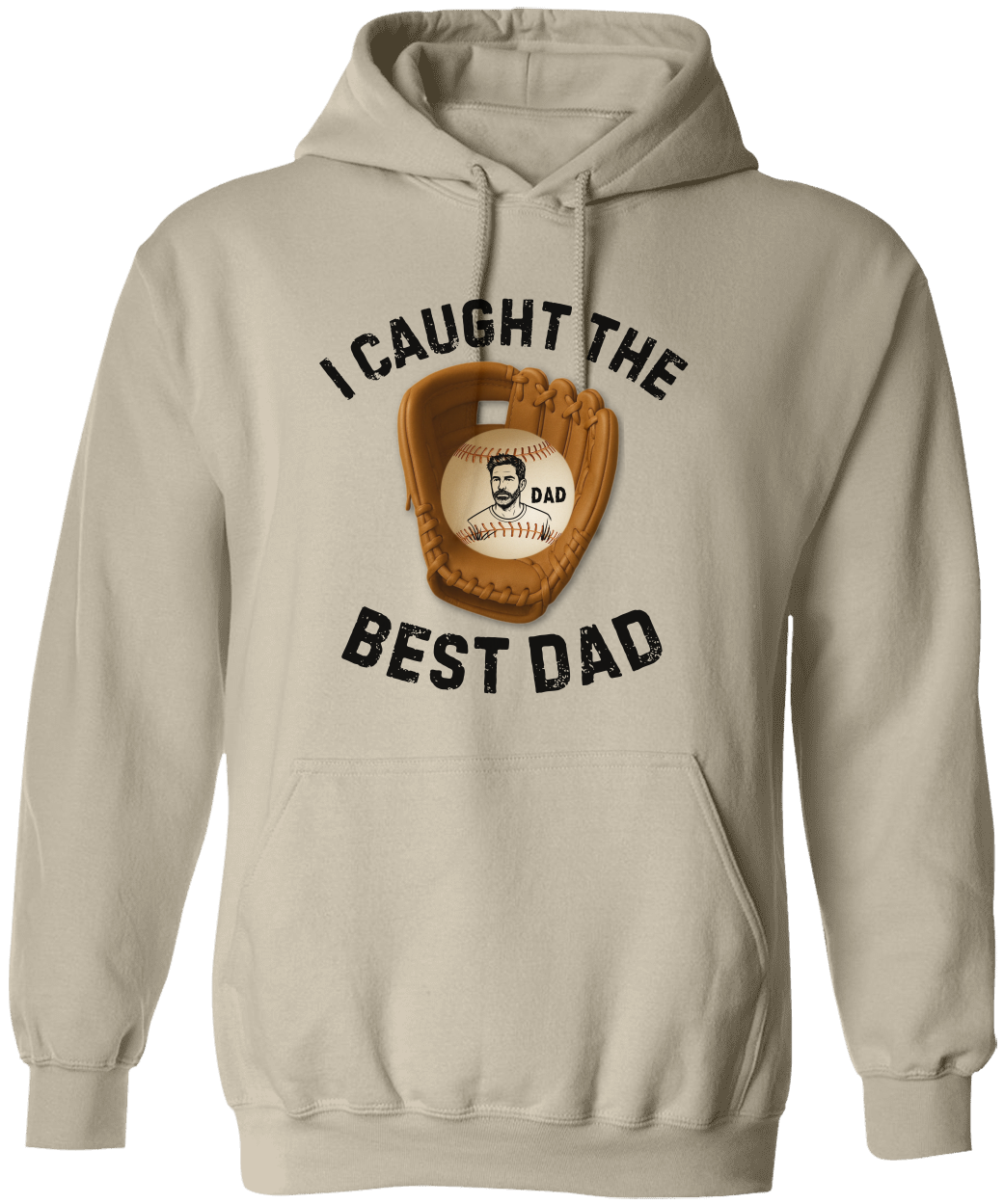 I Caught The Best Dad | Personalized Dad's Photo | Father's Day | Hoodie