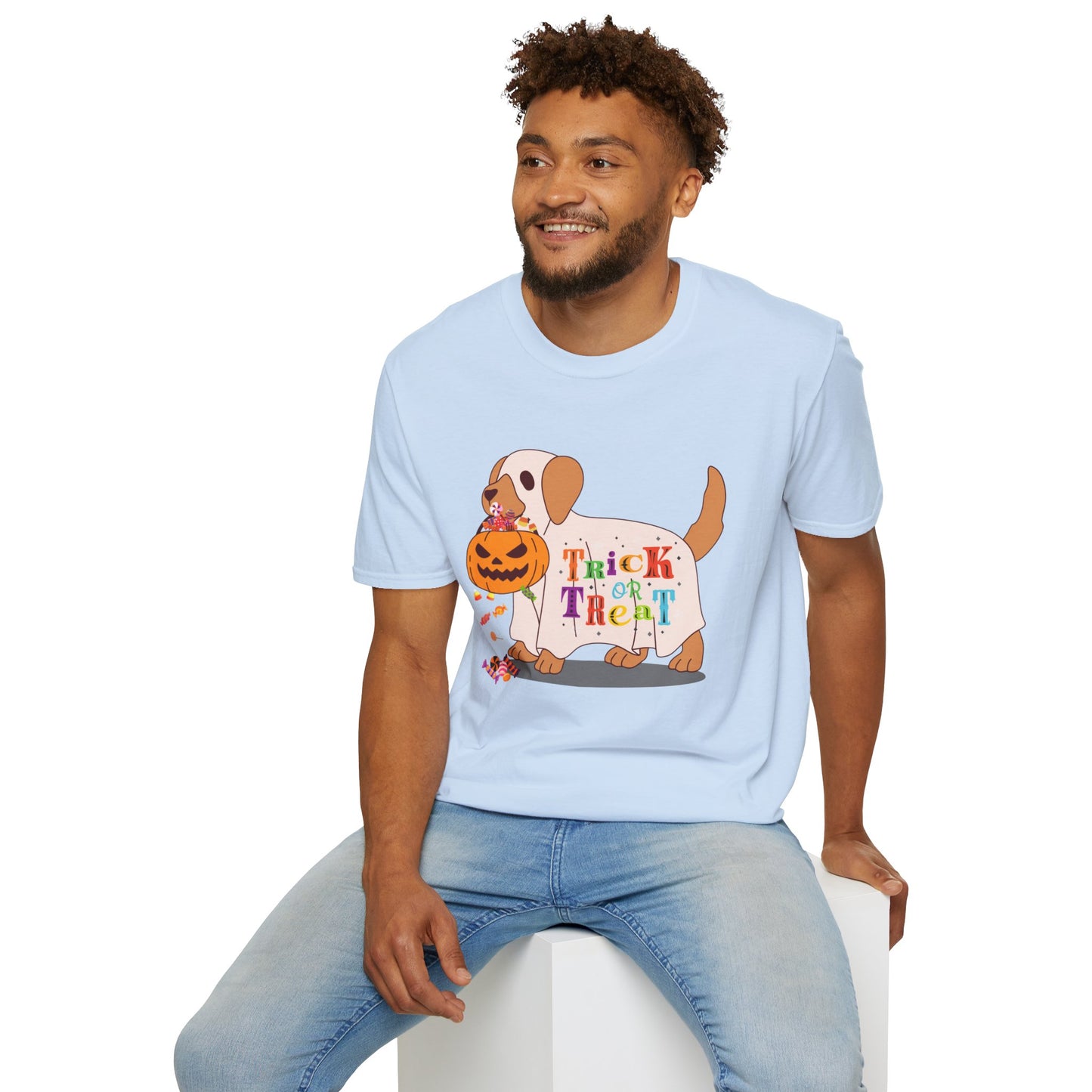 Halloween Dog Trick Or Treat - T-Shirt