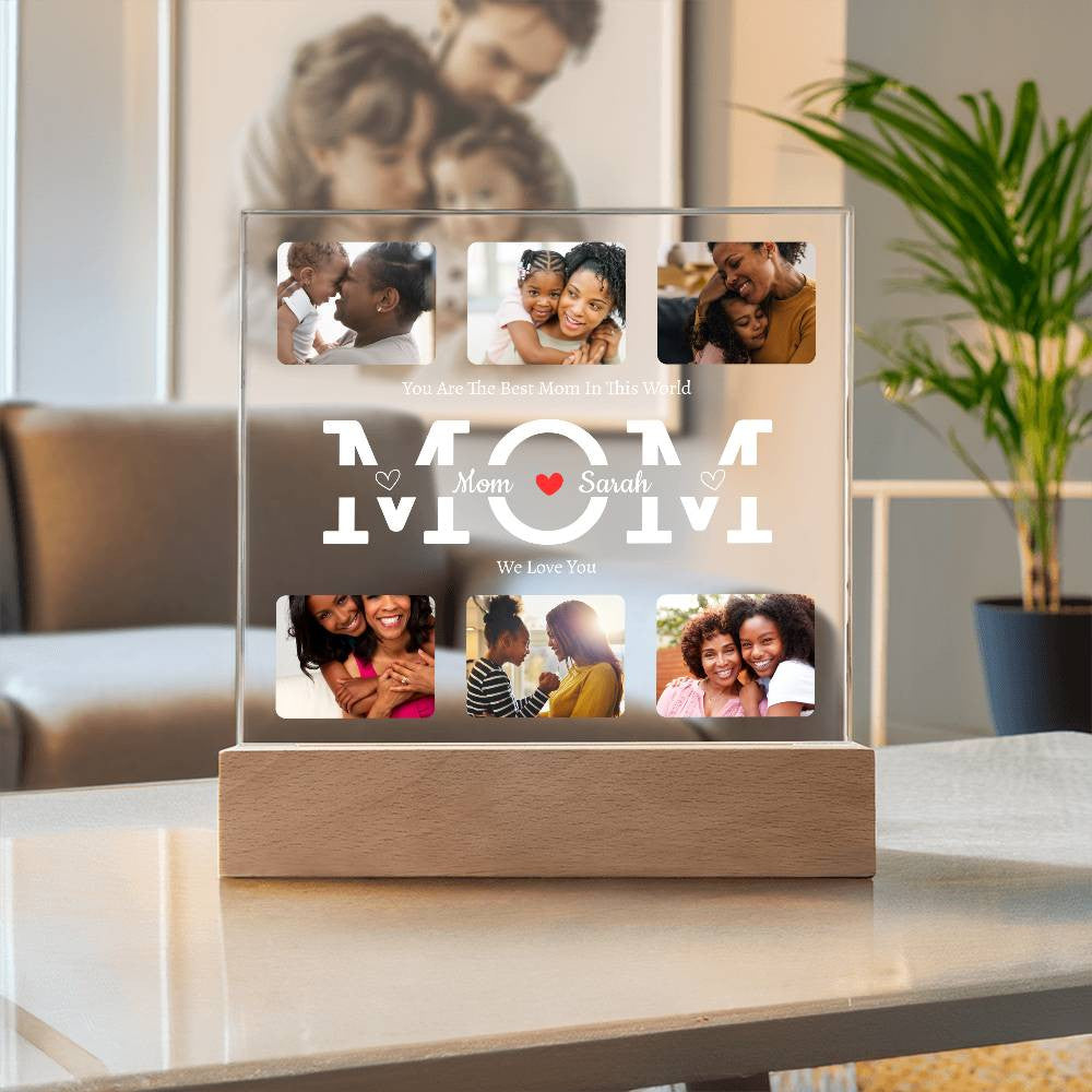 Mom - Acrylic Square Plaque