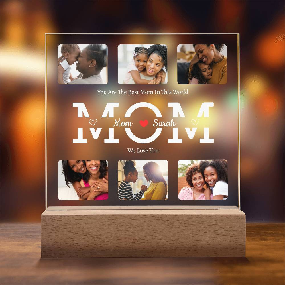 Mom - Acrylic Square Plaque