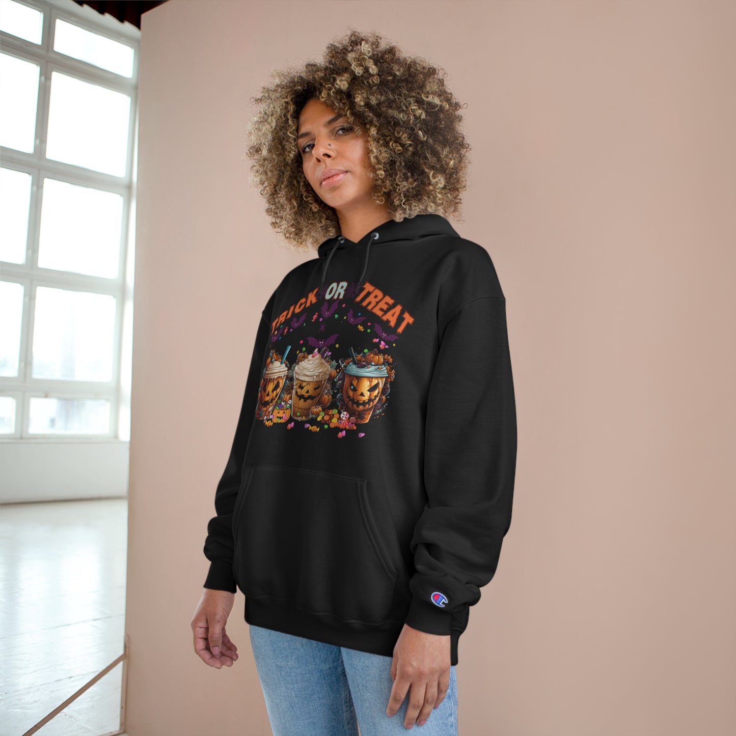 Halloween | Trick or Treat |Champion Hoodie