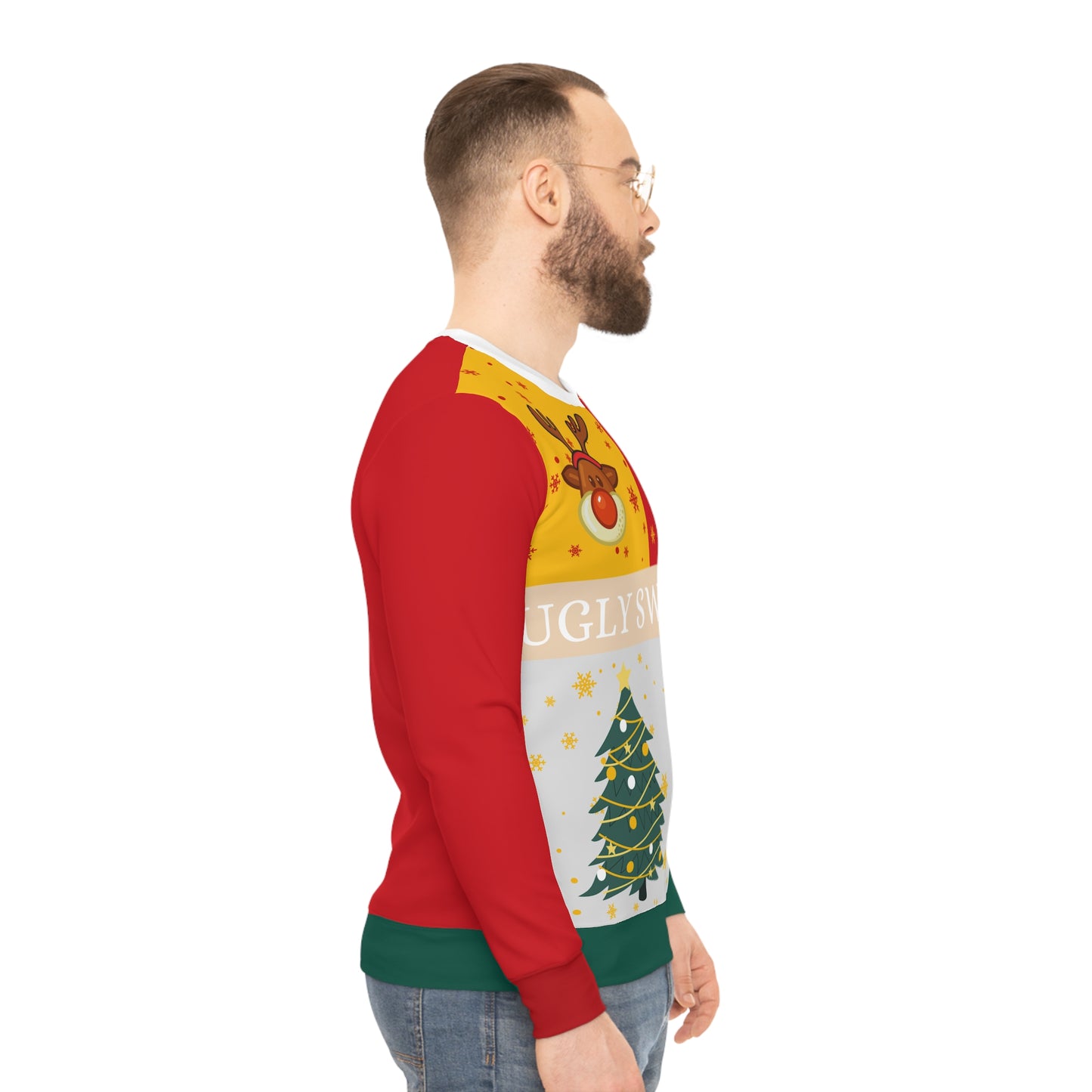 Christmas Ugly Sweater | Lightweight Sweatshirt (AOP)