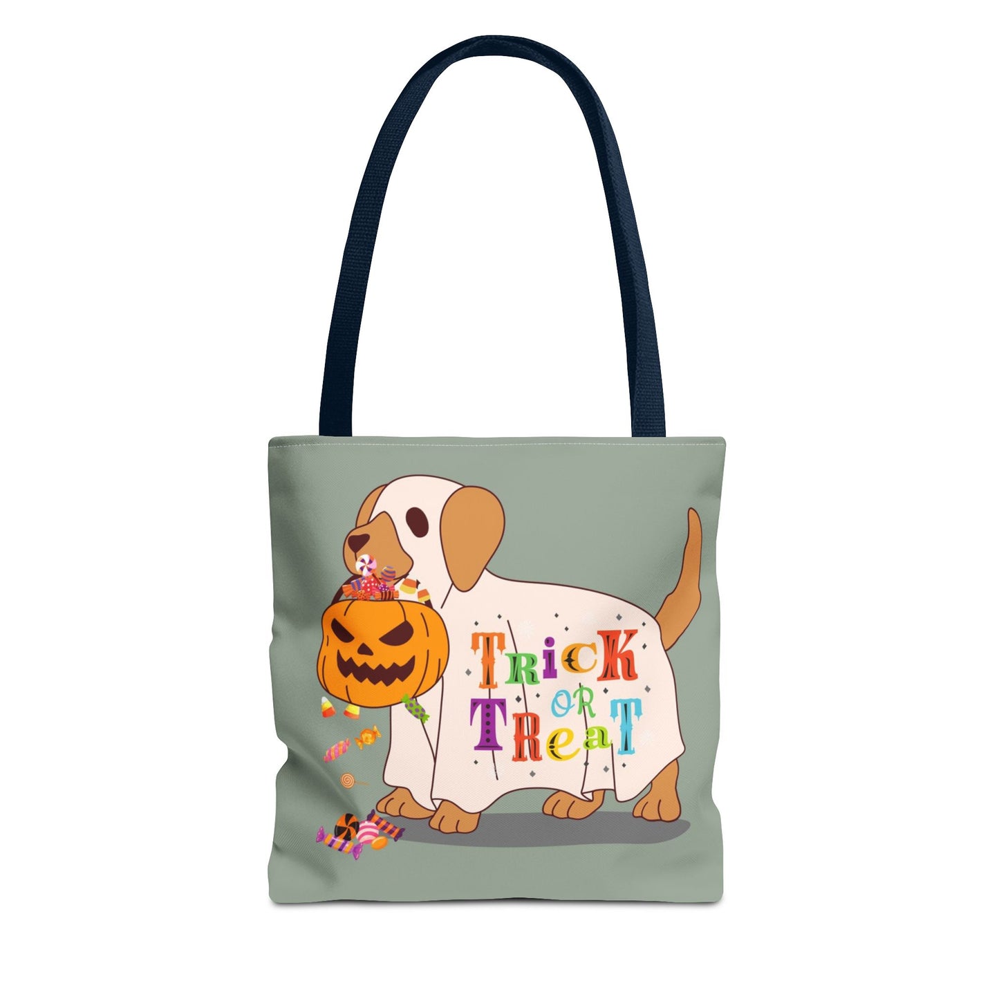 Halloween | Trick or Treat |ghostly Dog |Tote Bag