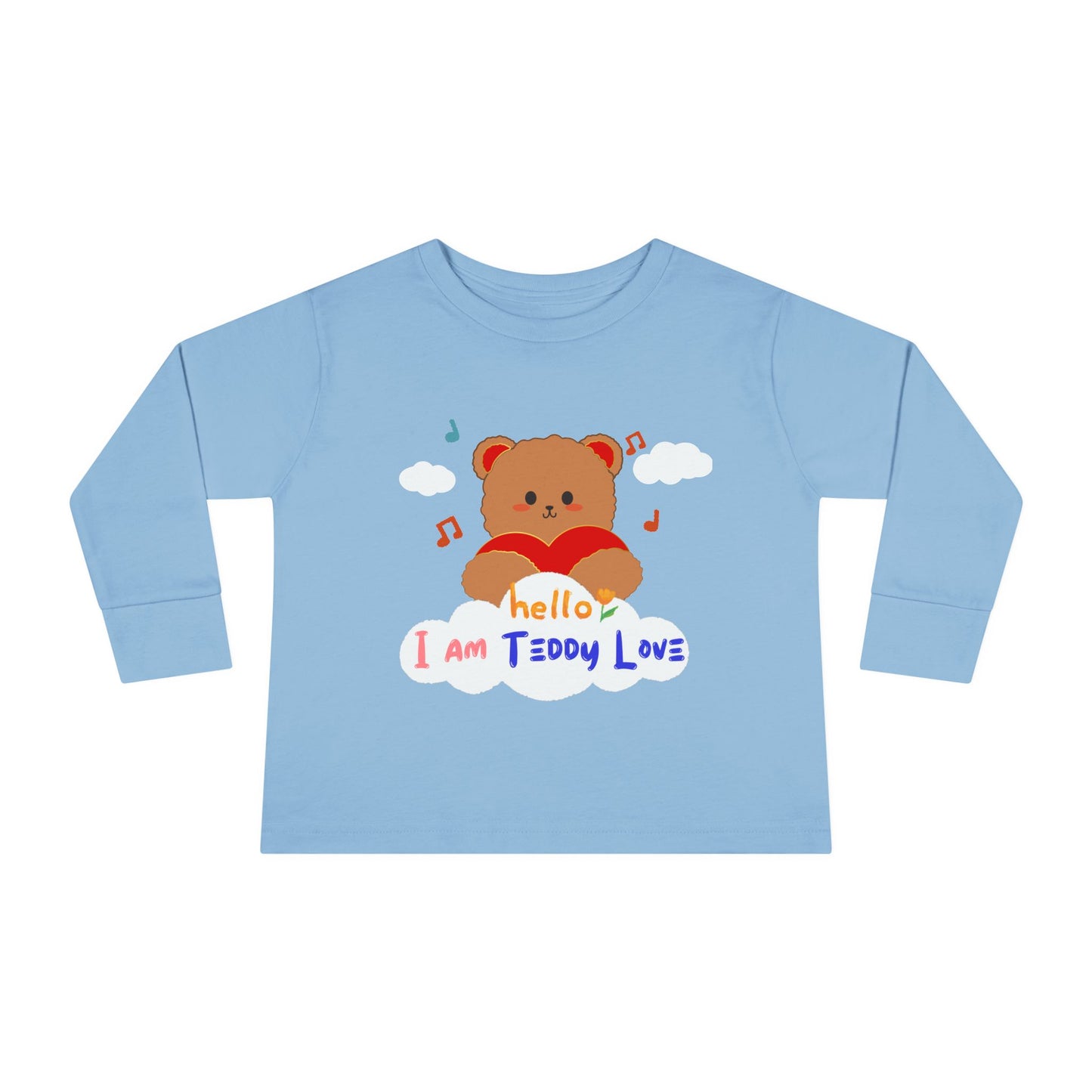 Tee - I am Teddy Love -Toddler Long Sleeve Tee