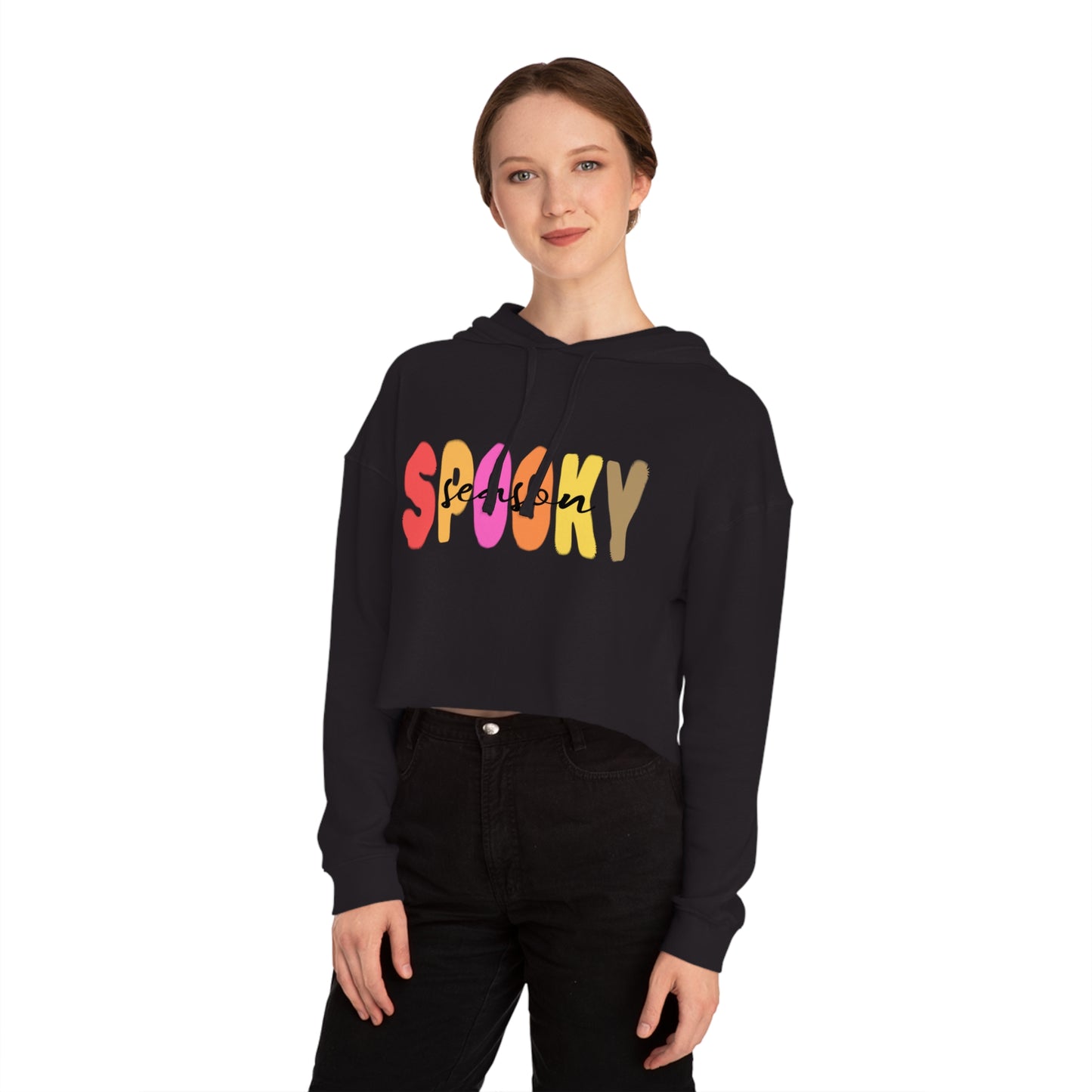 Halloween - Spooky Season - Cropped Hoodie Sweatshirt